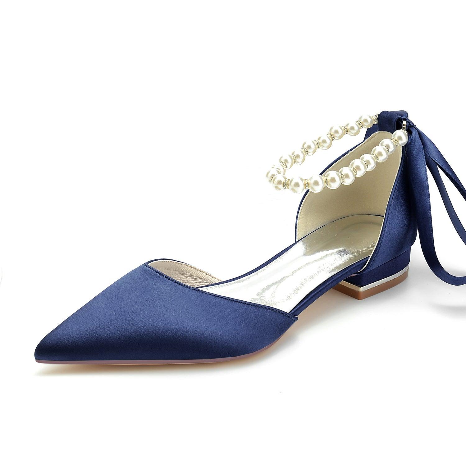 Flat Heel 2.5cm Silk-Like Shoes CK0258 - COCOMELODY