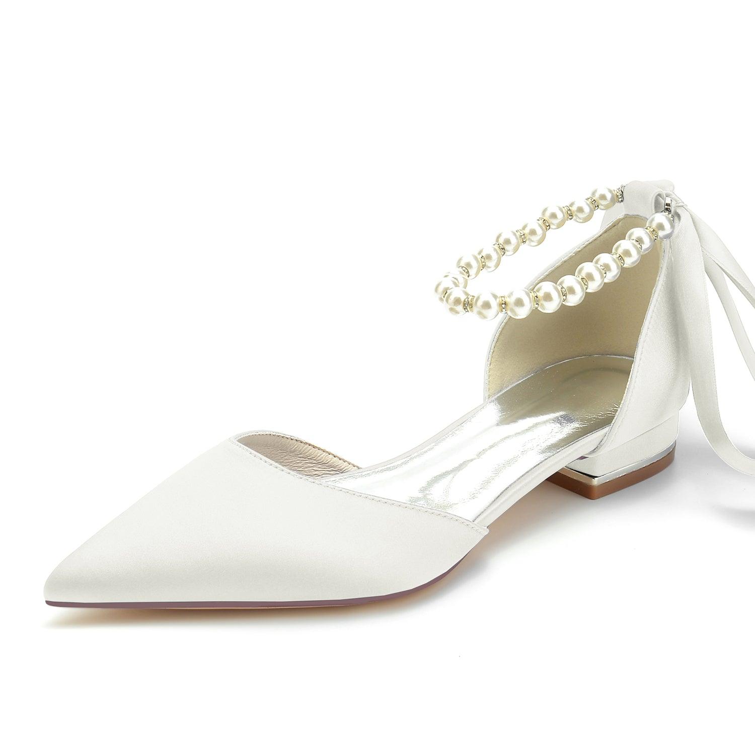 Flat Heel 2.5cm Silk-Like Shoes CK0258 - COCOMELODY