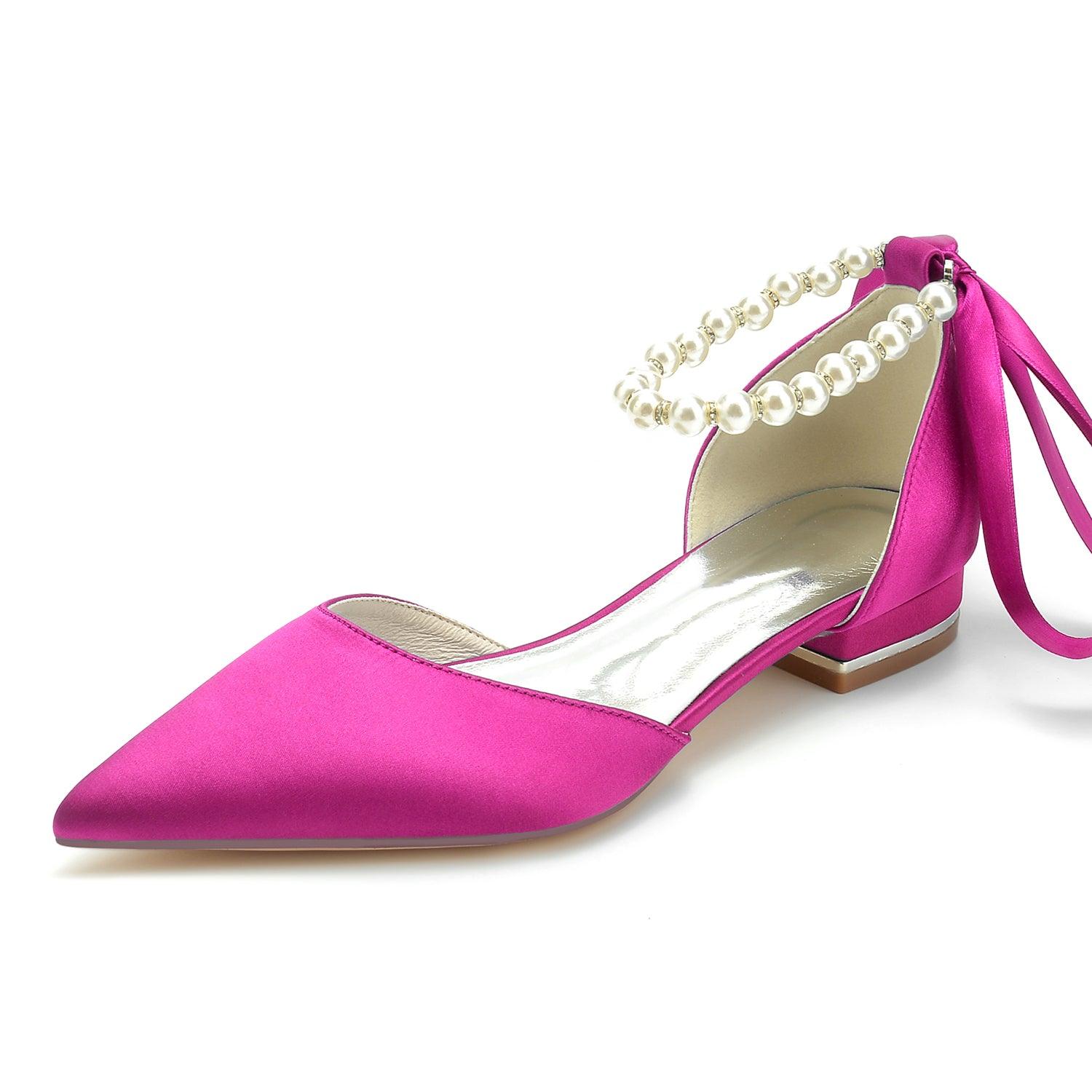 Flat Heel 2.5cm Silk-Like Shoes CK0258 - COCOMELODY