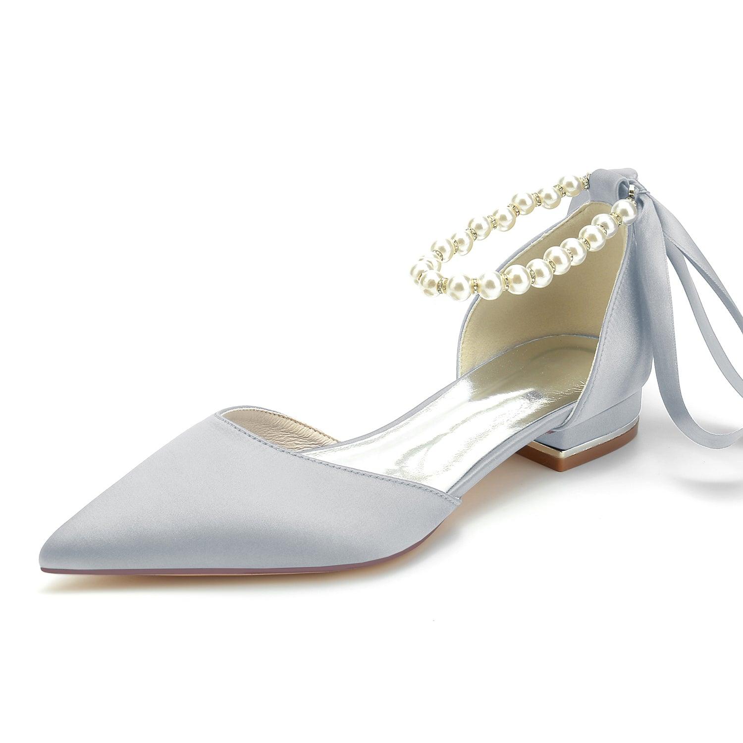 Flat Heel 2.5cm Silk-Like Shoes CK0258 - COCOMELODY