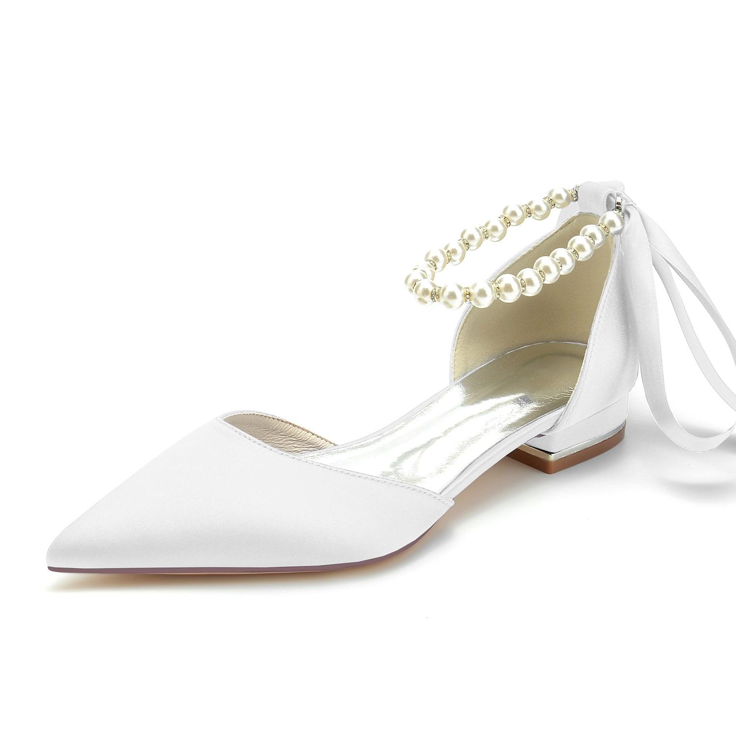 Flat Heel 2.5cm Silk-Like Shoes CK0258 - COCOMELODY