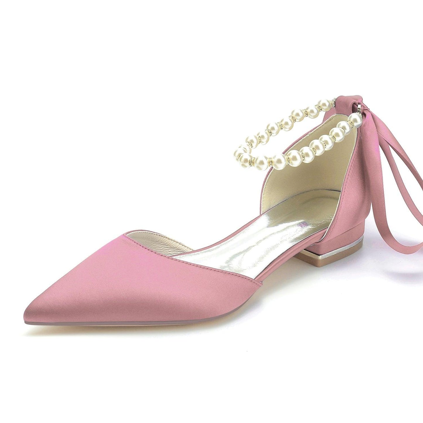 Flat Heel 2.5cm Silk-Like Shoes CK0258 - COCOMELODY