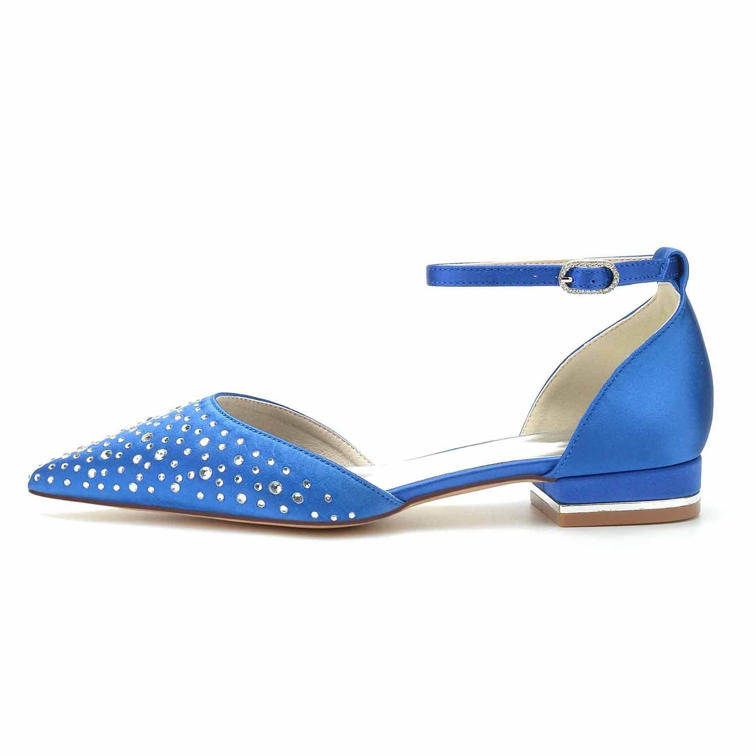 Flat Heel 2.5cm Silk-Like Shoes CK0259 - COCOMELODY