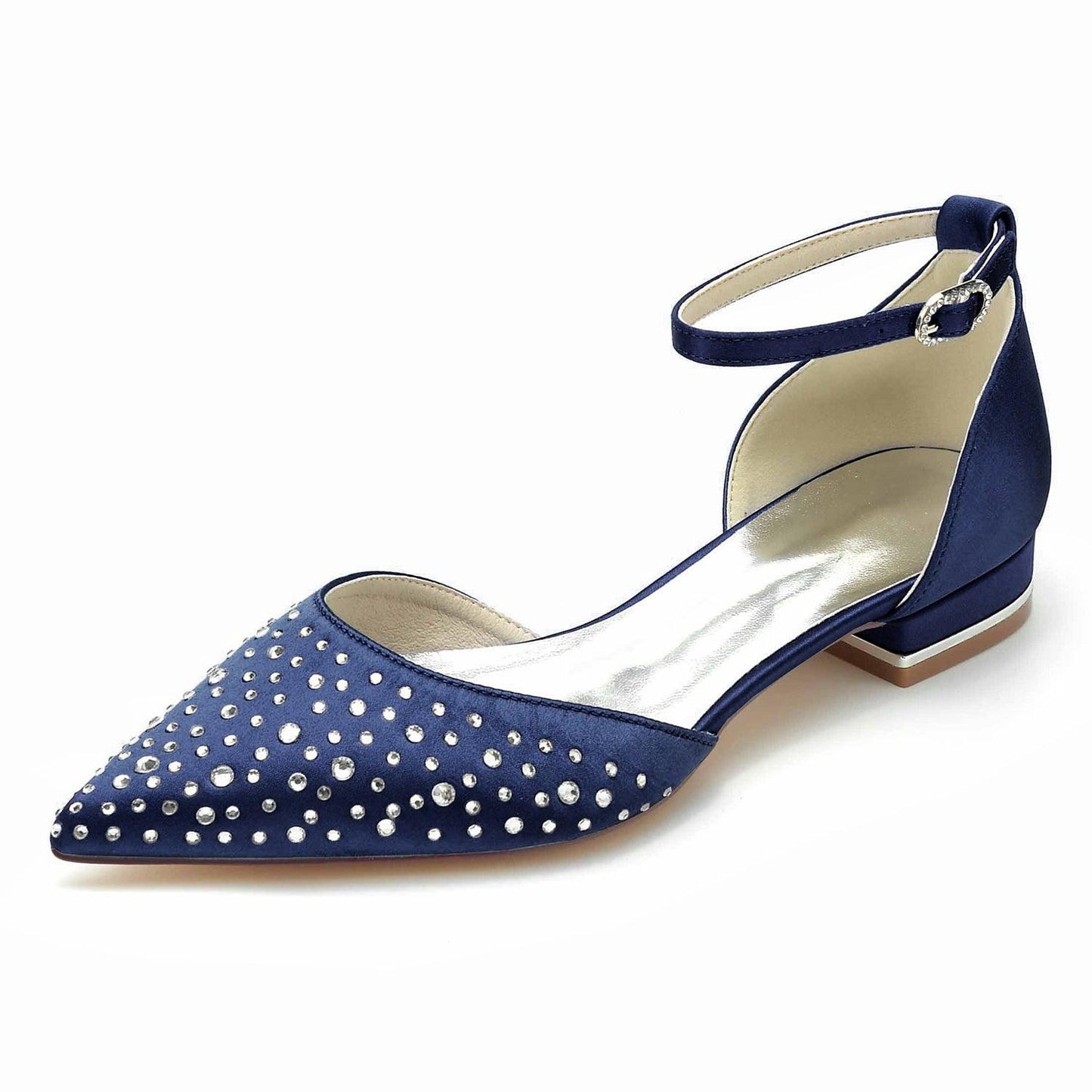Flat Heel 2.5cm Silk-Like Shoes CK0259 - COCOMELODY