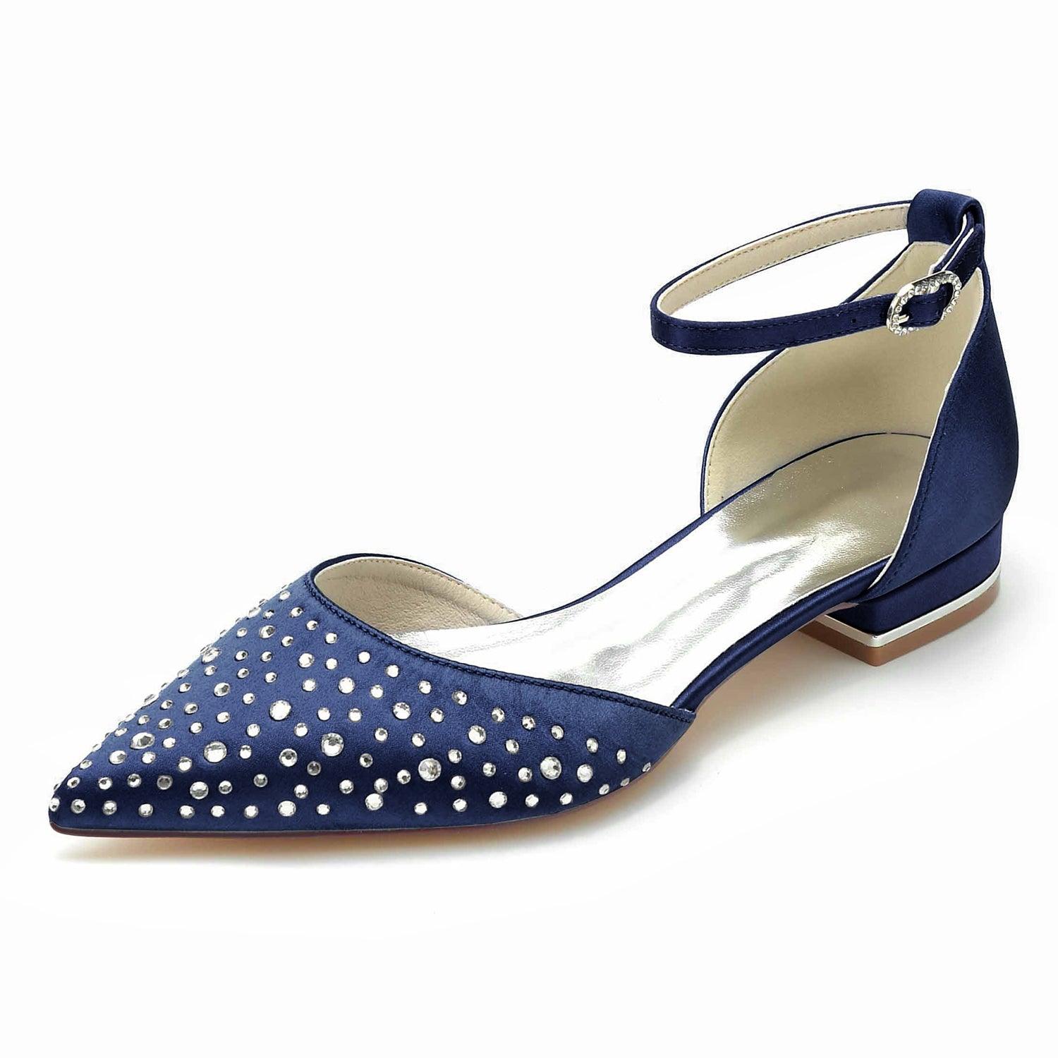 Flat Heel 2.5cm Silk-Like Shoes CK0259 - COCOMELODY