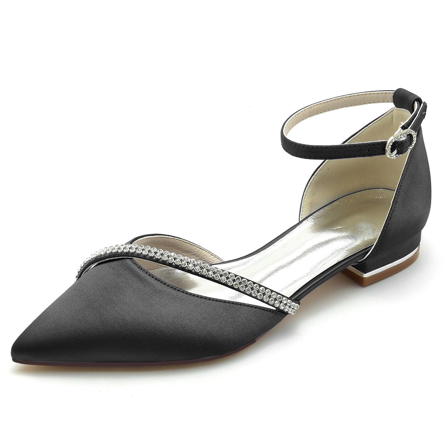 Flat Heel 2.5cm Silk-Like Shoes CK0260 - COCOMELODY