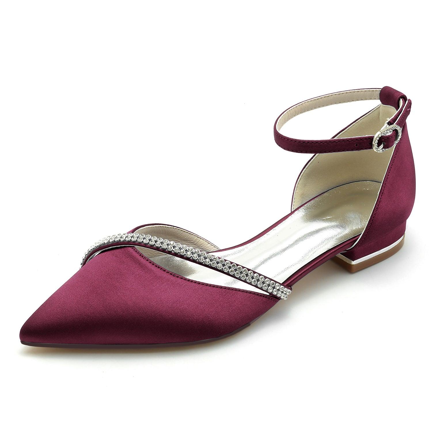 Flat Heel 2.5cm Silk-Like Shoes CK0260 - COCOMELODY