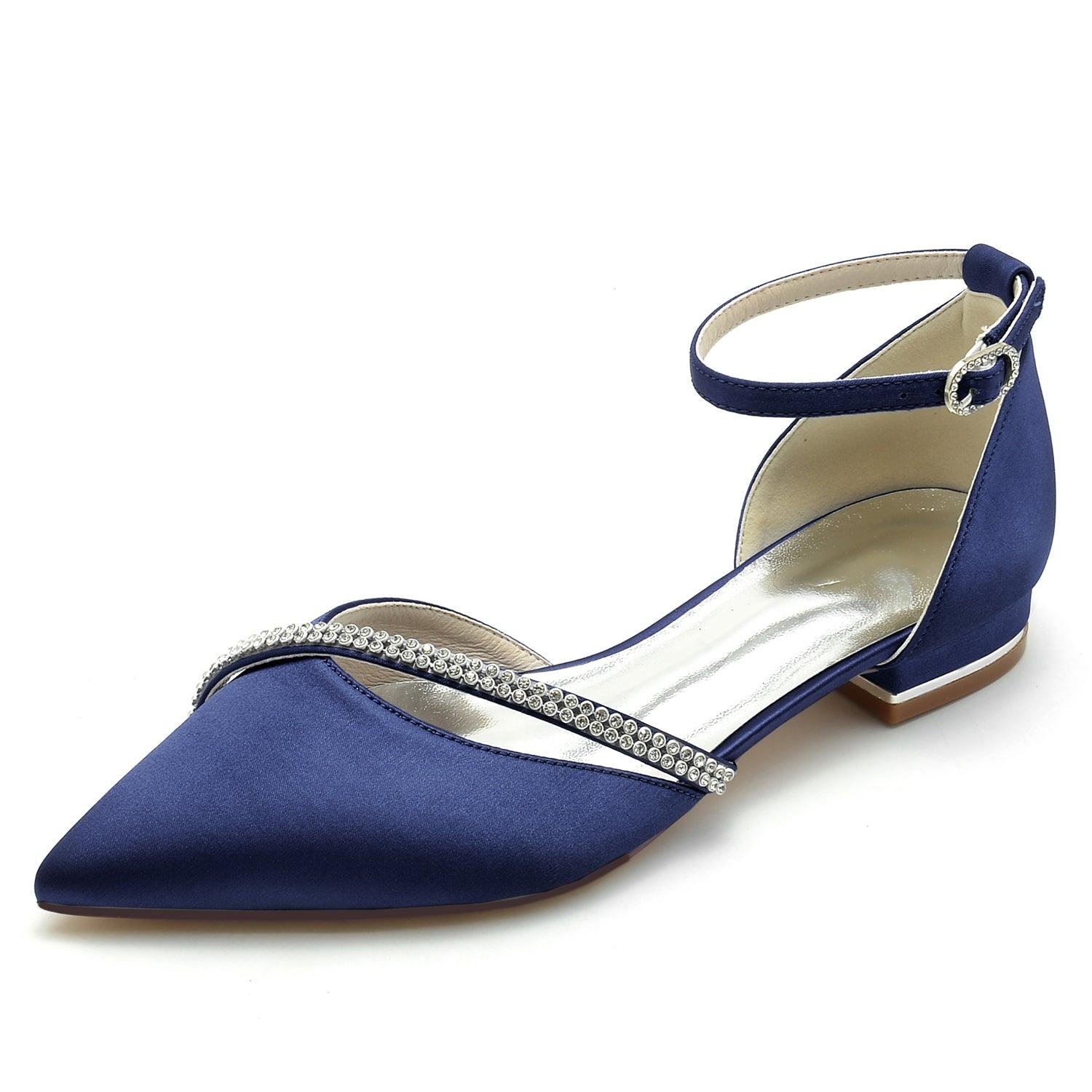 Flat Heel 2.5cm Silk-Like Shoes CK0260 - COCOMELODY