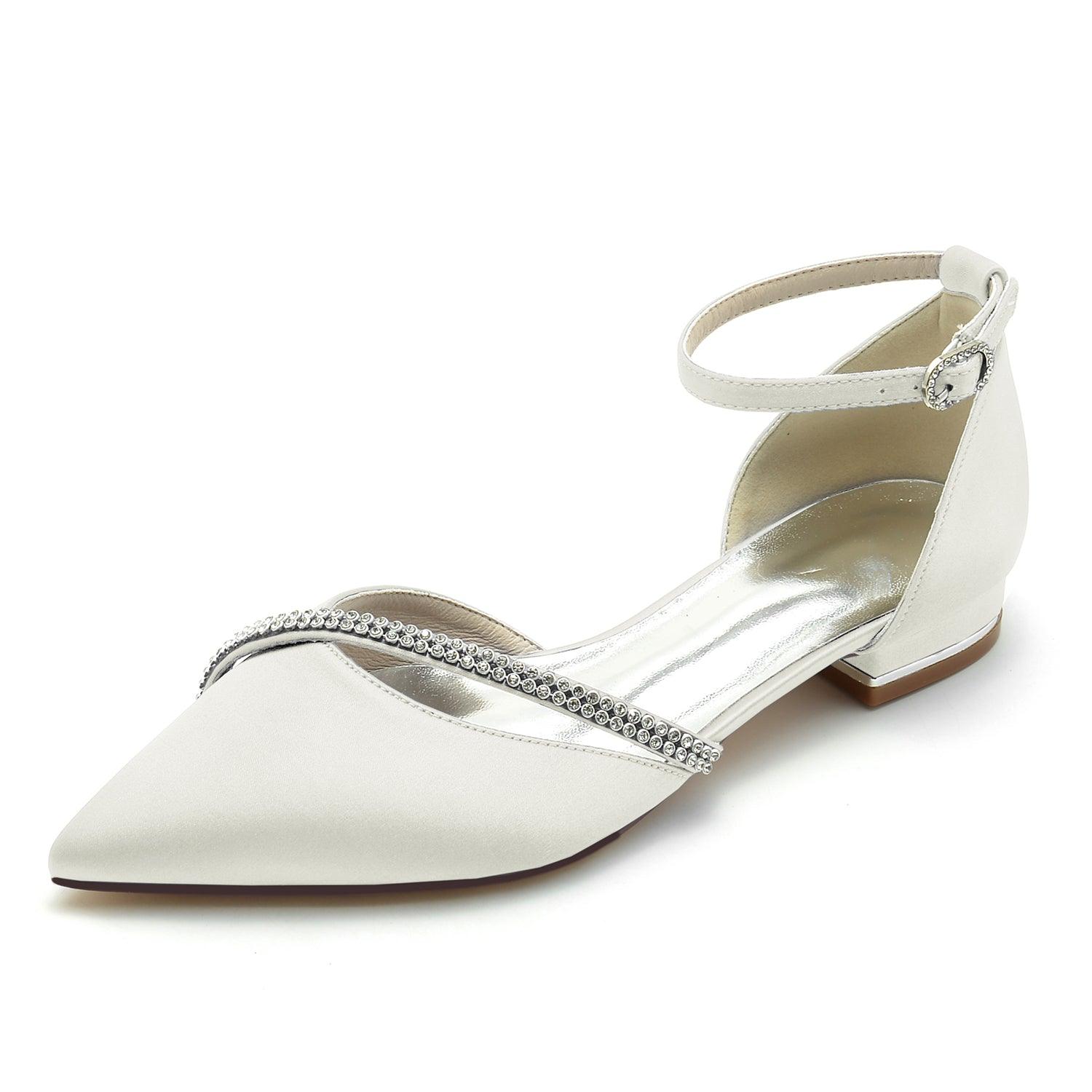 Flat Heel 2.5cm Silk-Like Shoes CK0260 - COCOMELODY
