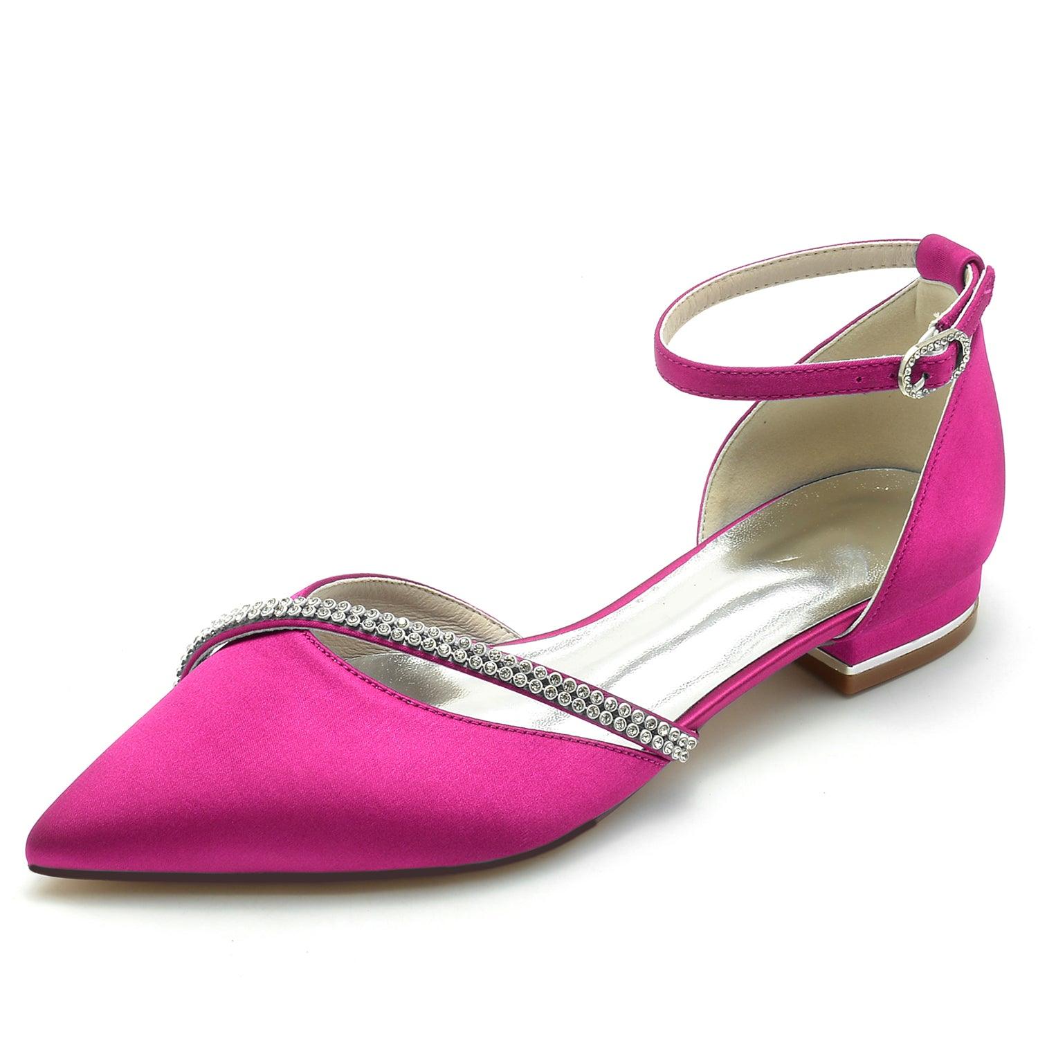 Flat Heel 2.5cm Silk-Like Shoes CK0260 - COCOMELODY