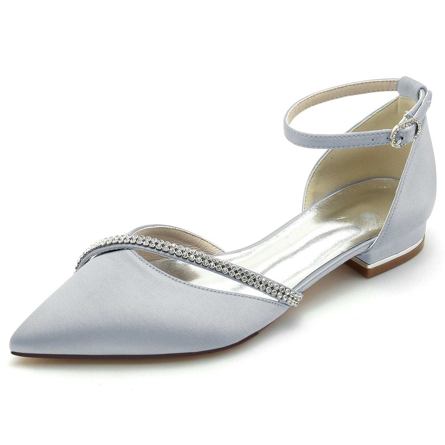 Flat Heel 2.5cm Silk-Like Shoes CK0260 - COCOMELODY