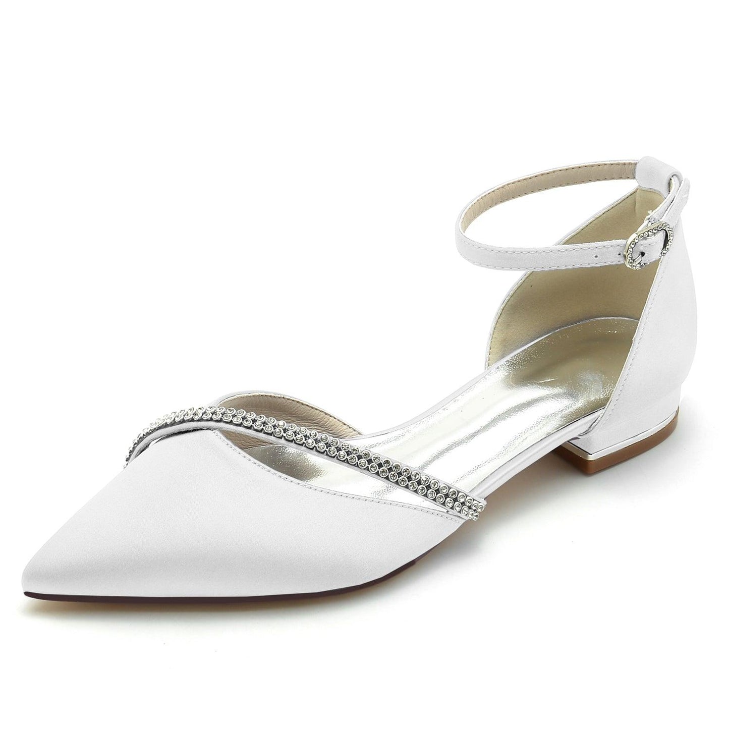 Flat Heel 2.5cm Silk-Like Shoes CK0260 - COCOMELODY