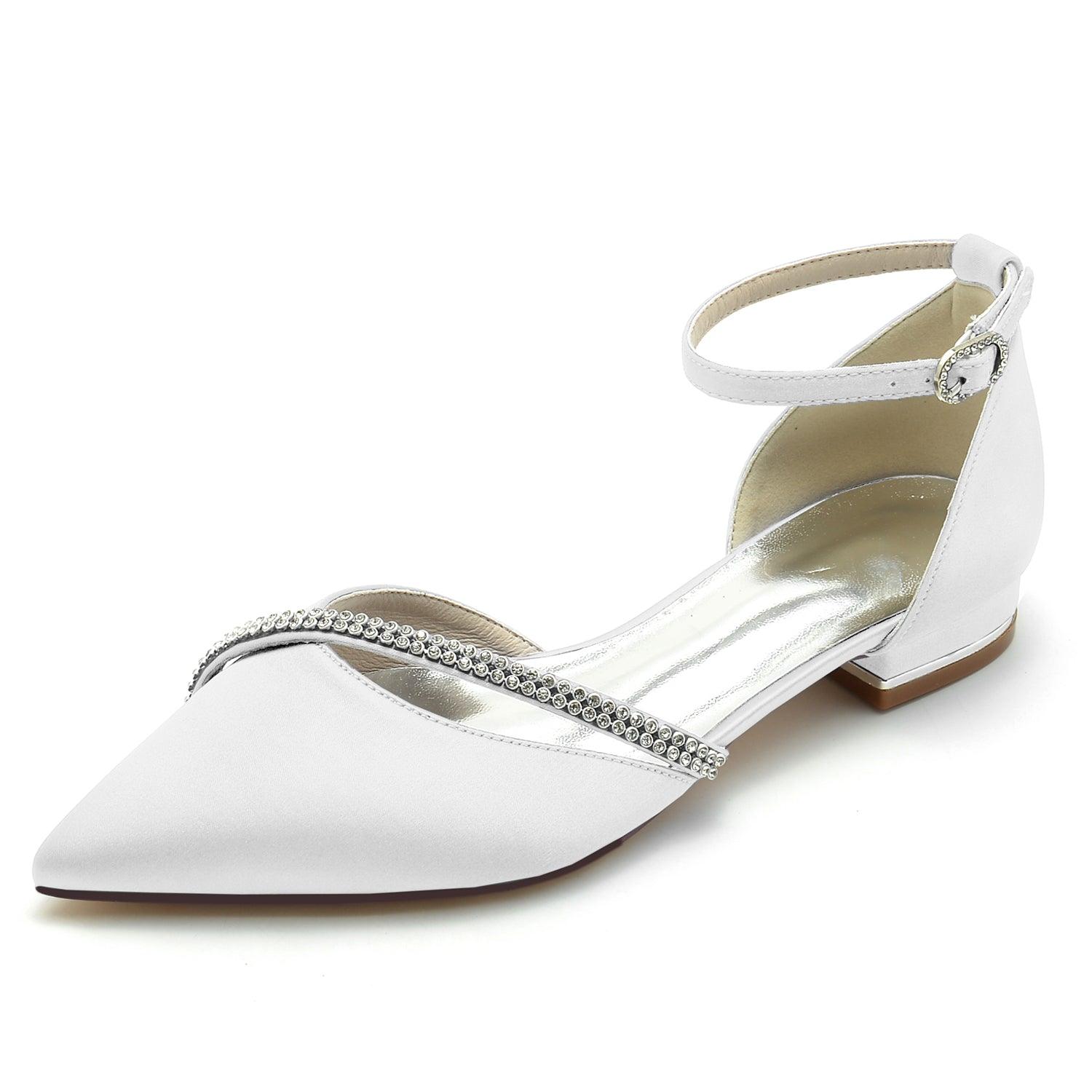 Flat Heel 2.5cm Silk-Like Shoes CK0260 - COCOMELODY