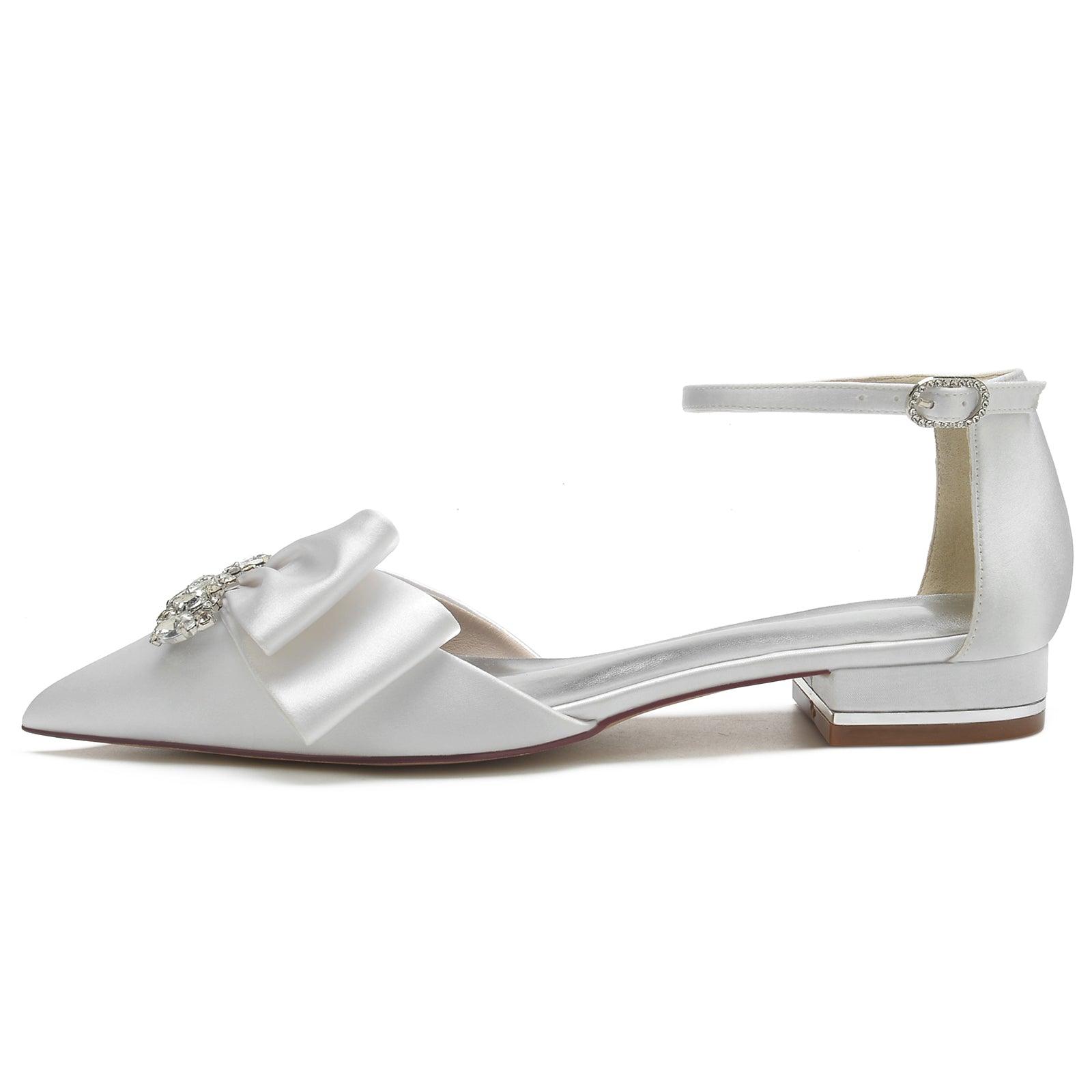 Flat Heel 2.5cm Silk-Like Shoes CK0261 - COCOMELODY