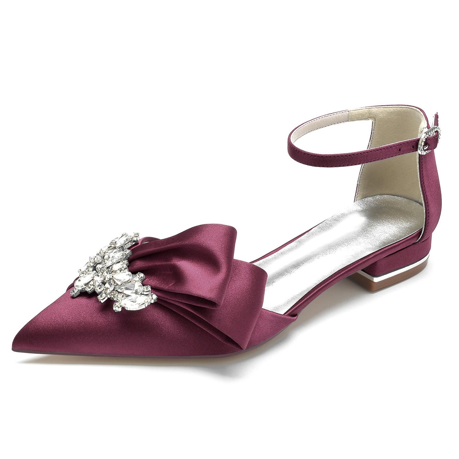 Flat Heel 2.5cm Silk-Like Shoes CK0261 - COCOMELODY