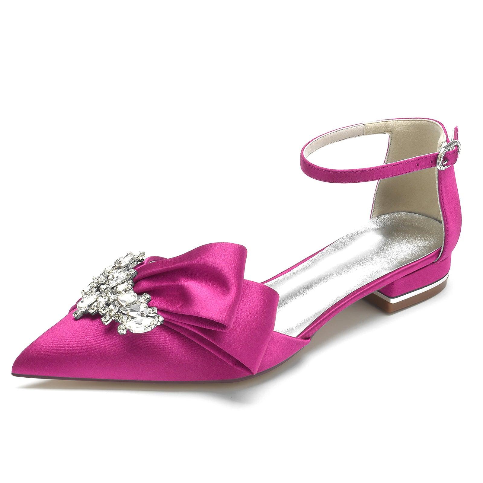 Flat Heel 2.5cm Silk-Like Shoes CK0261 - COCOMELODY