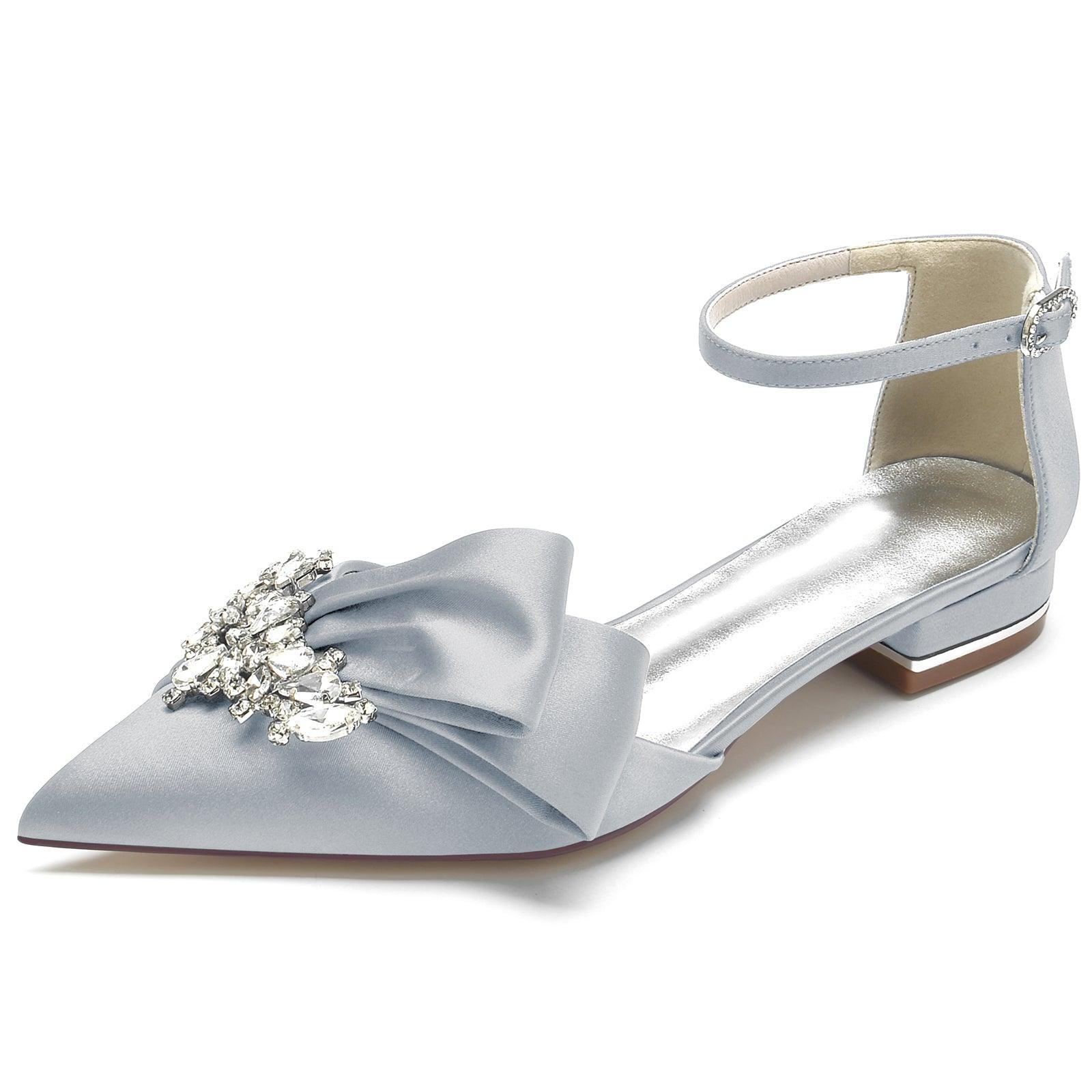Flat Heel 2.5cm Silk-Like Shoes CK0261 - COCOMELODY
