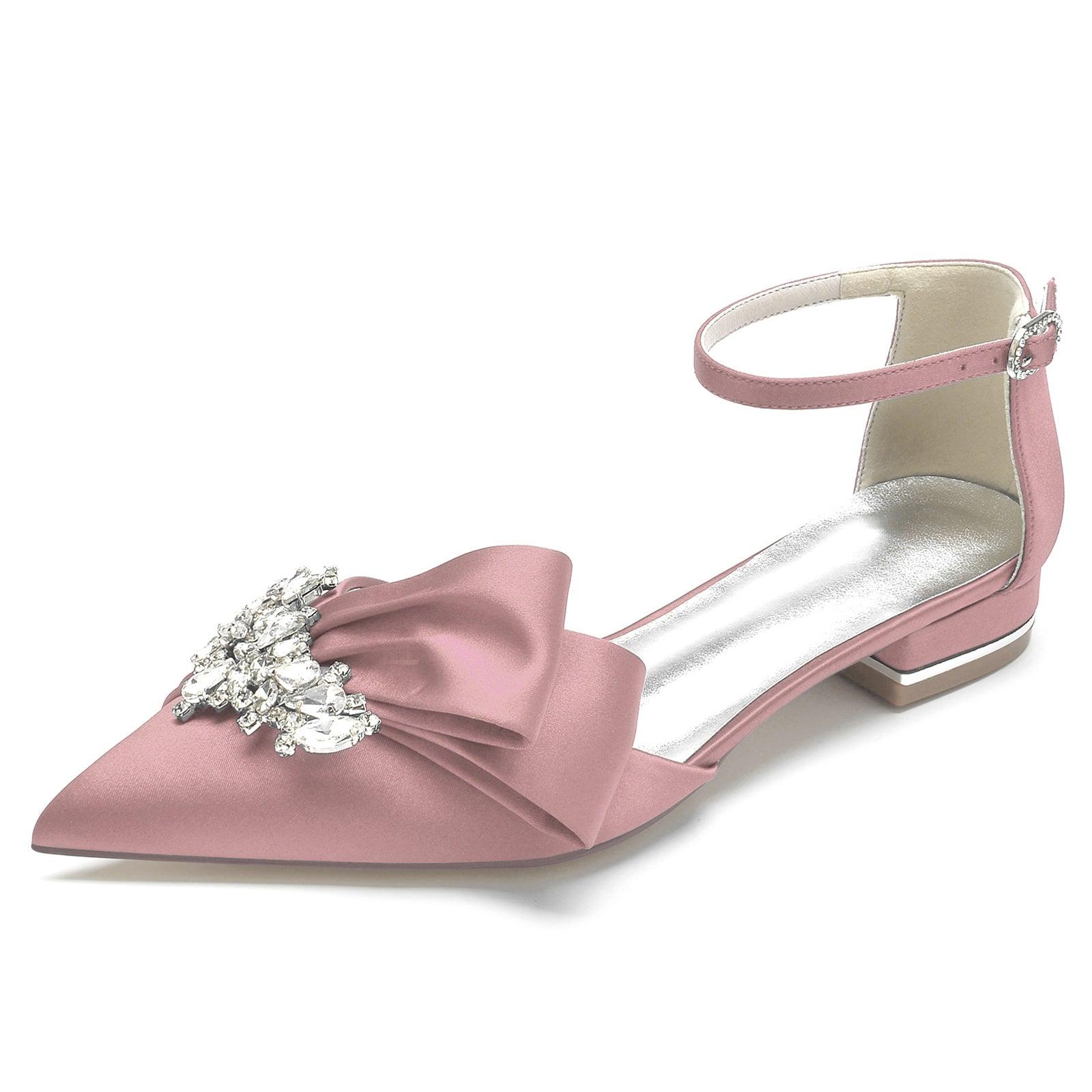 Flat Heel 2.5cm Silk-Like Shoes CK0261 - COCOMELODY