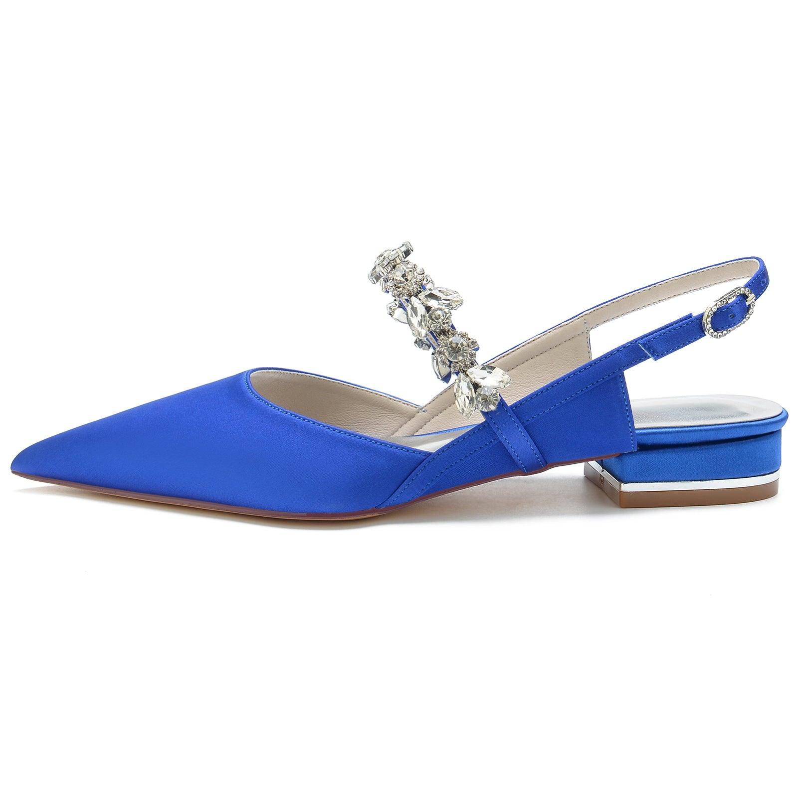Flat Heel 2.5cm Silk-Like Shoes CK0262 - COCOMELODY