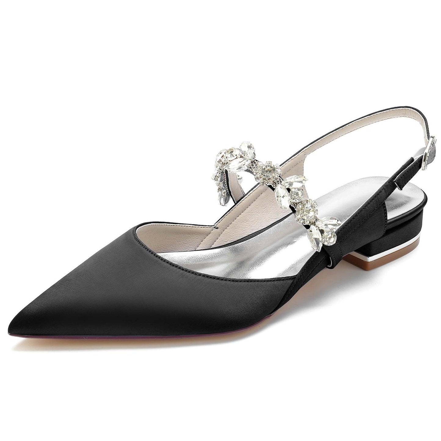 Flat Heel 2.5cm Silk-Like Shoes CK0262 - COCOMELODY