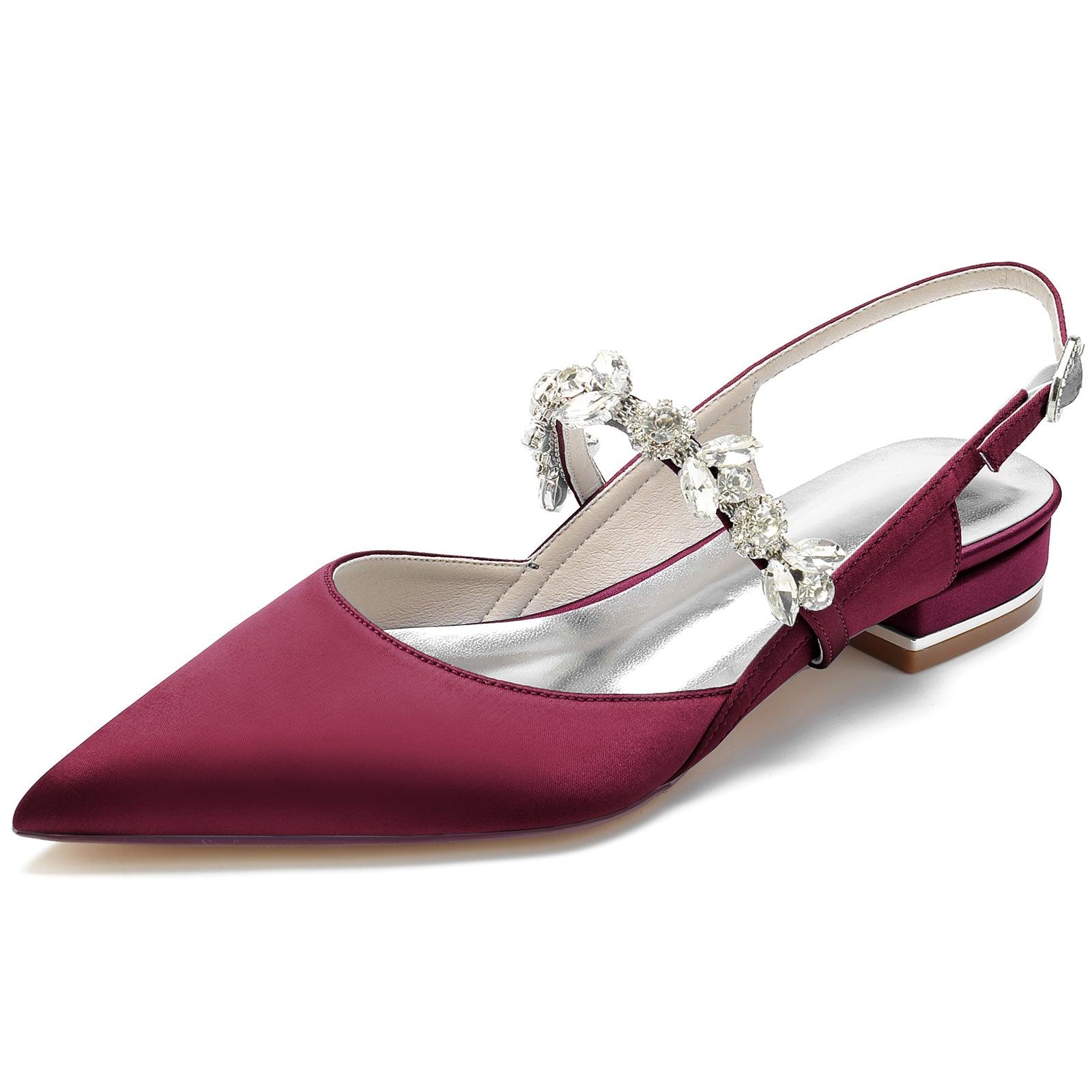 Flat Heel 2.5cm Silk-Like Shoes CK0262 - COCOMELODY
