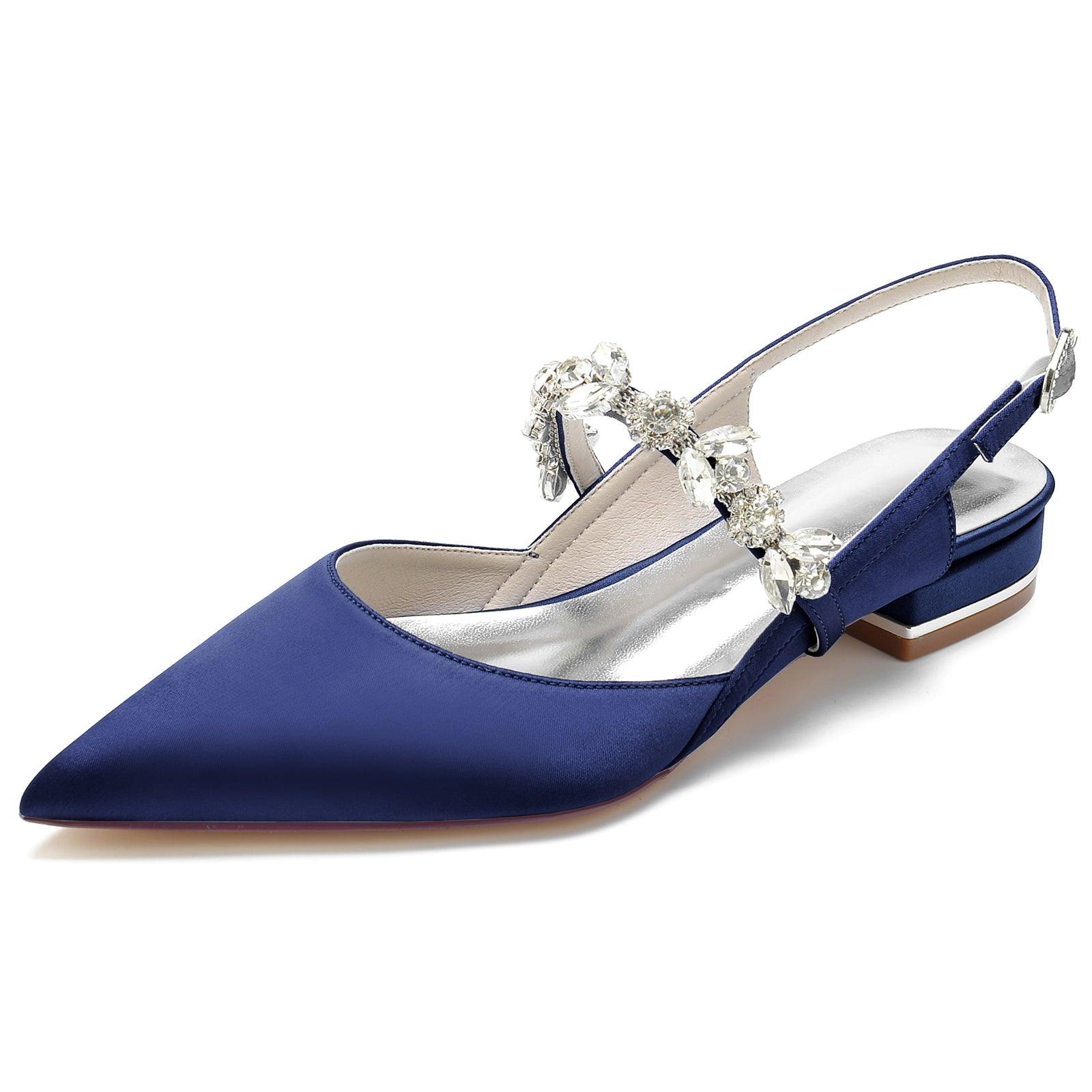 Flat Heel 2.5cm Silk-Like Shoes CK0262 - COCOMELODY