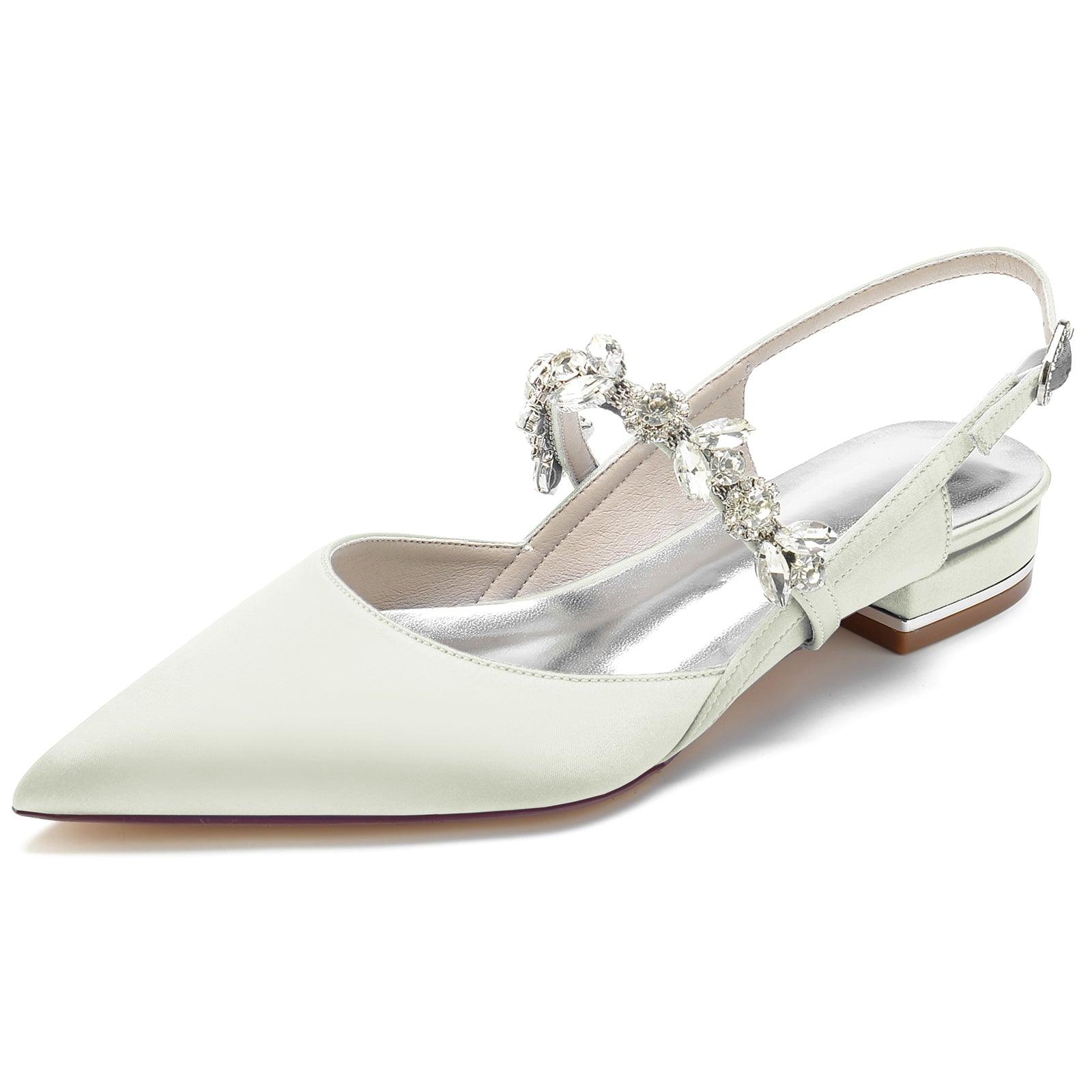 Flat Heel 2.5cm Silk-Like Shoes CK0262 - COCOMELODY