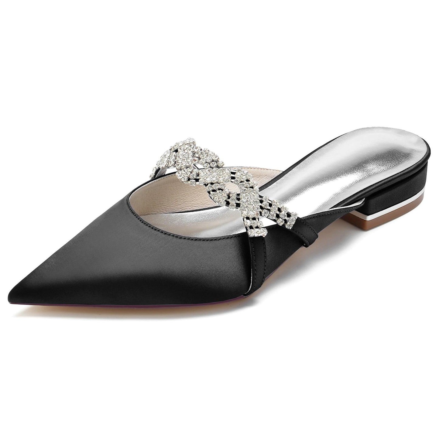 Flat Heel 2.5cm Silk-Like Shoes CK0270 - COCOMELODY