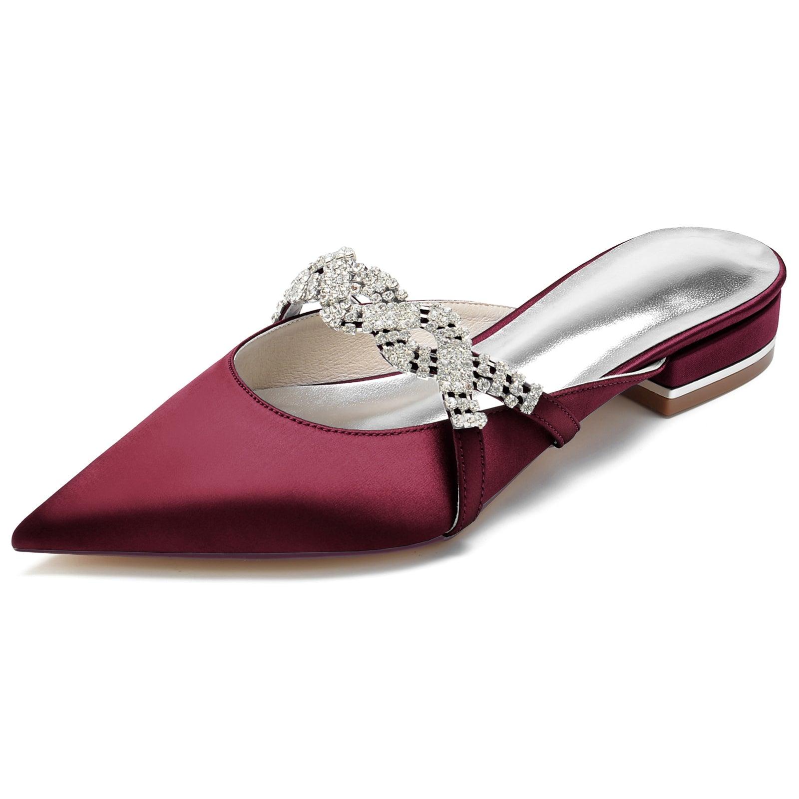Flat Heel 2.5cm Silk-Like Shoes CK0270 - COCOMELODY