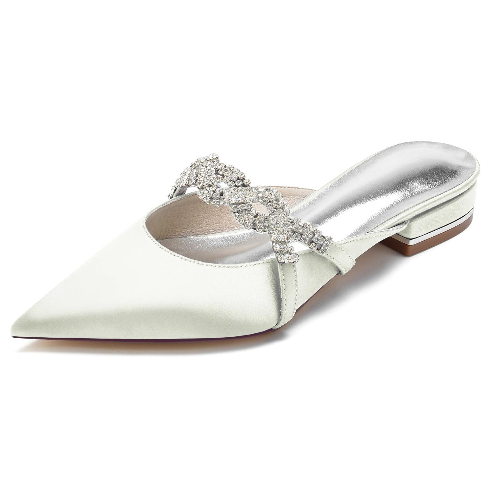 Flat Heel 2.5cm Silk-Like Shoes CK0270 - COCOMELODY
