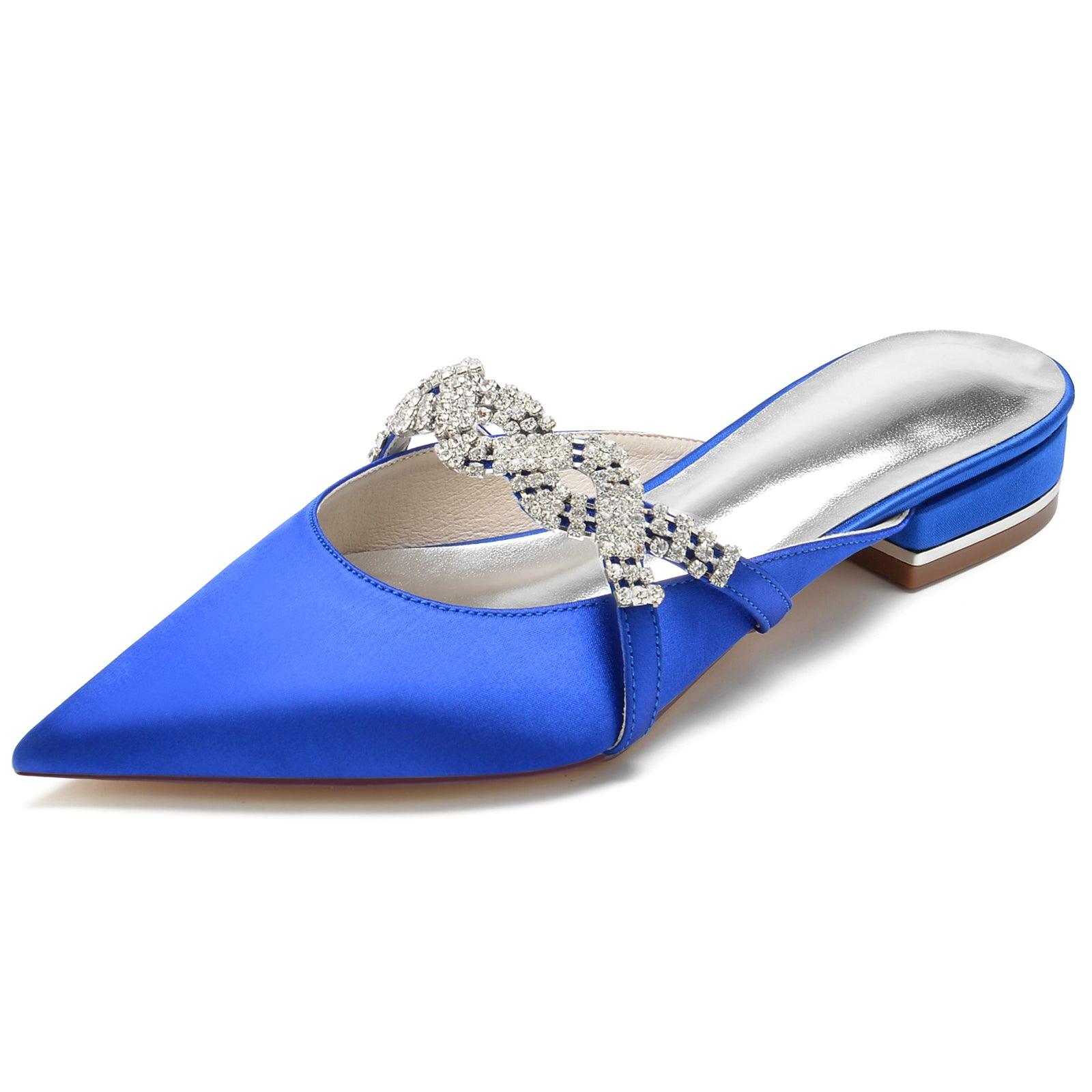 Flat Heel 2.5cm Silk-Like Shoes CK0270 - COCOMELODY