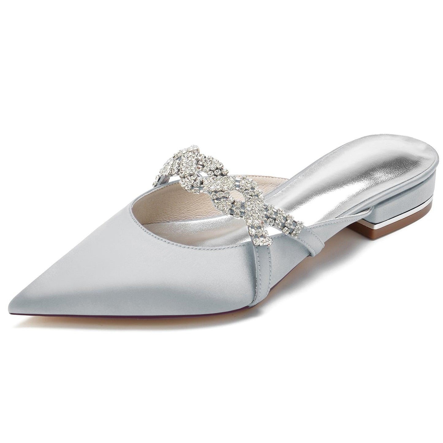 Flat Heel 2.5cm Silk-Like Shoes CK0270 - COCOMELODY