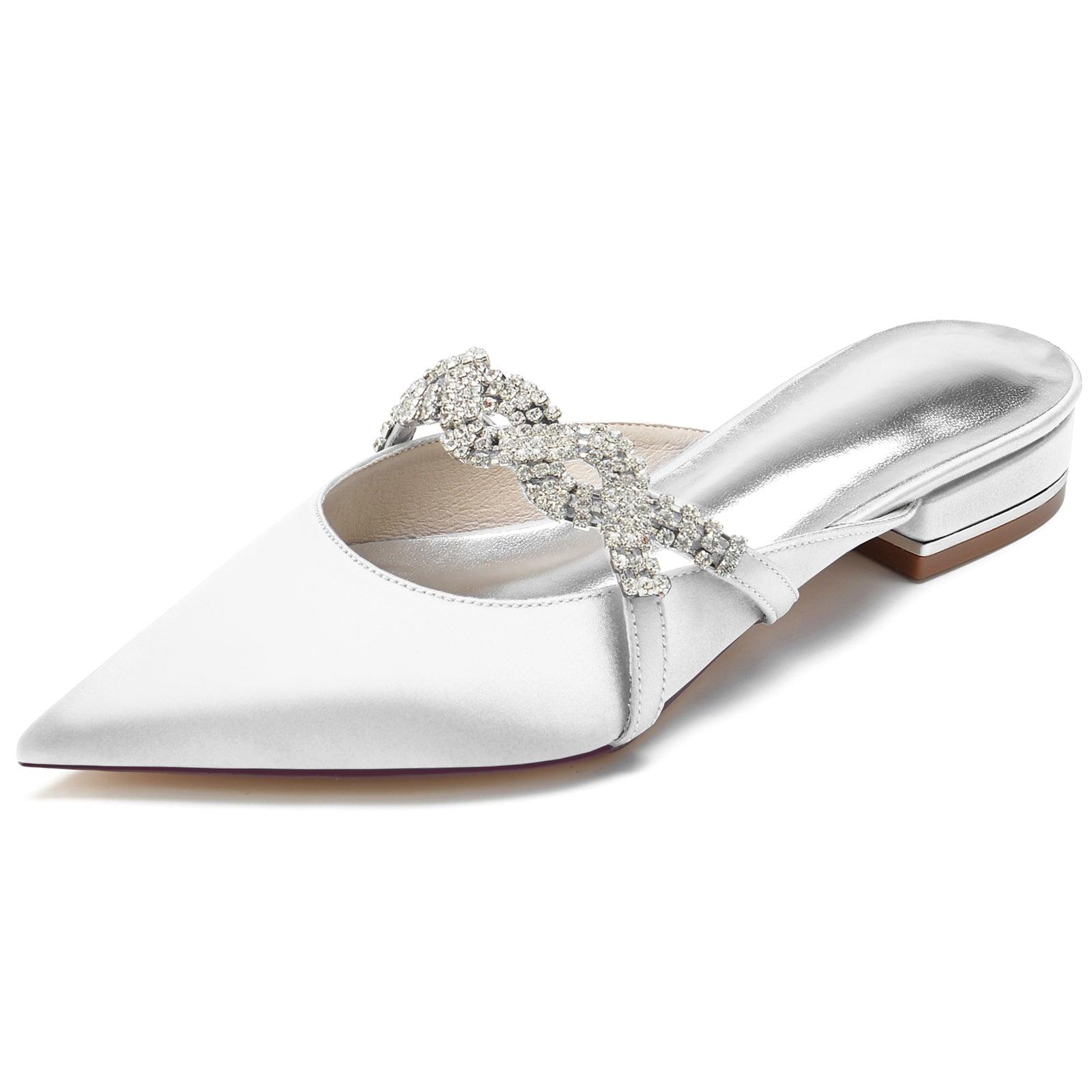 Flat Heel 2.5cm Silk-Like Shoes CK0270 - COCOMELODY