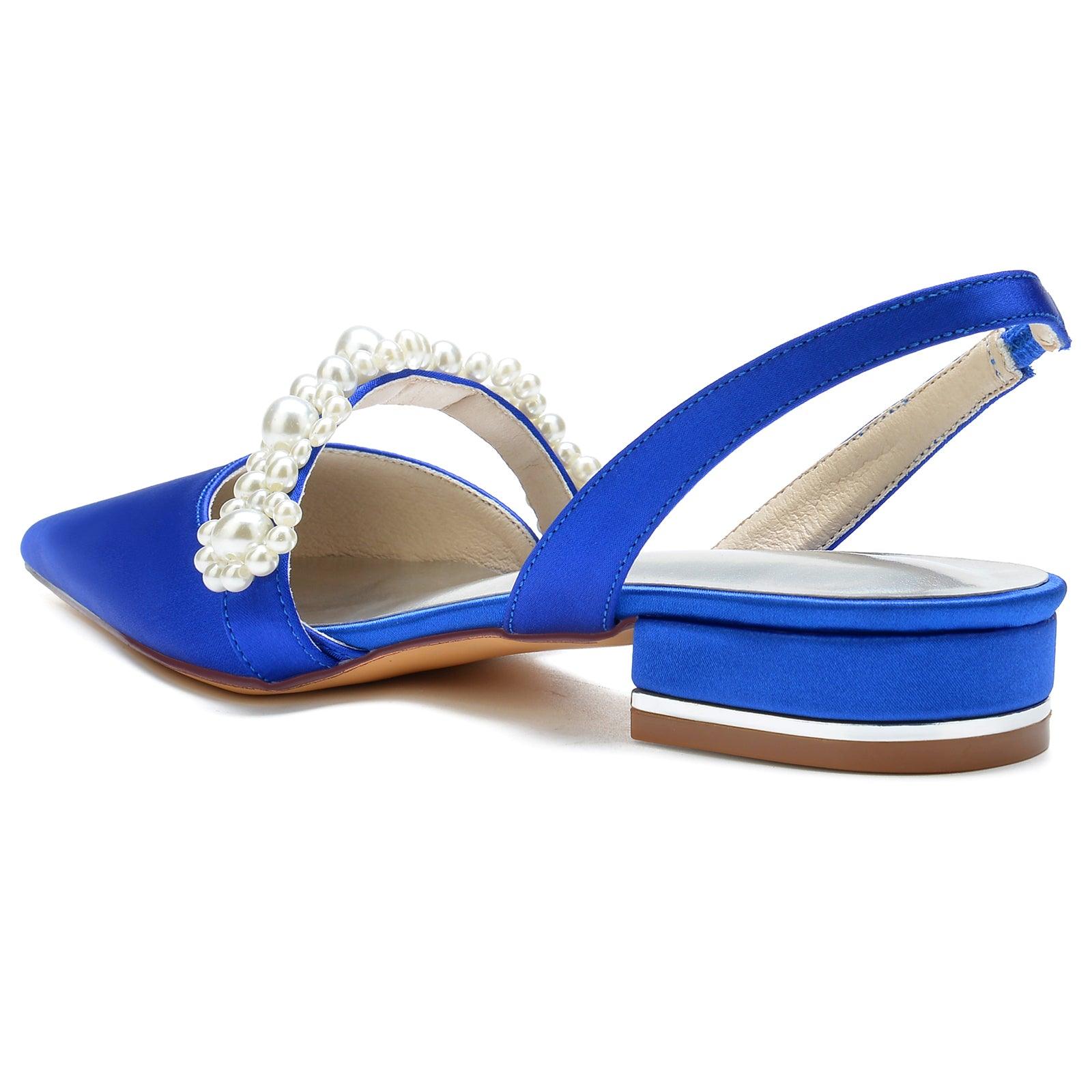 Flat Heel 2.5cm Silk-Like Shoes CK0271 - COCOMELODY