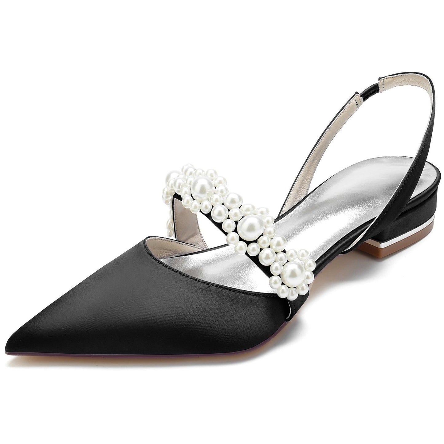 Flat Heel 2.5cm Silk-Like Shoes CK0271 - COCOMELODY
