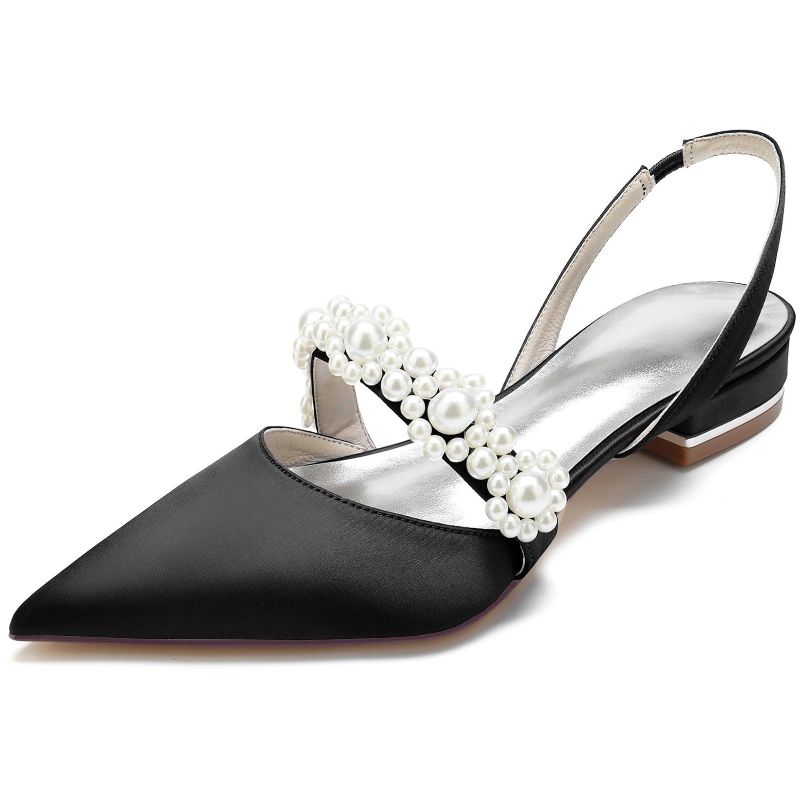 Flat Heel 2.5cm Silk-Like Shoes CK0271 - COCOMELODY