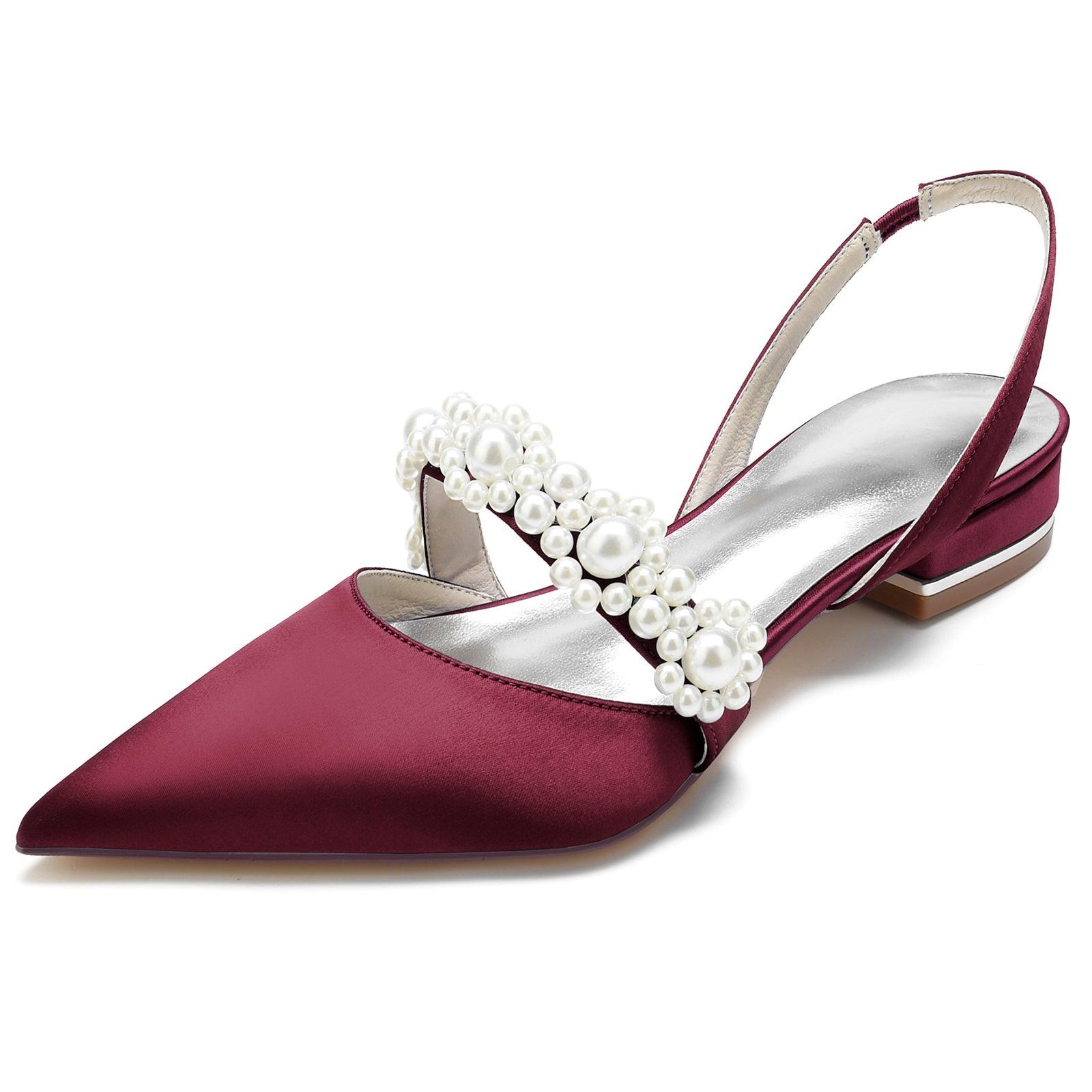 Flat Heel 2.5cm Silk-Like Shoes CK0271 - COCOMELODY