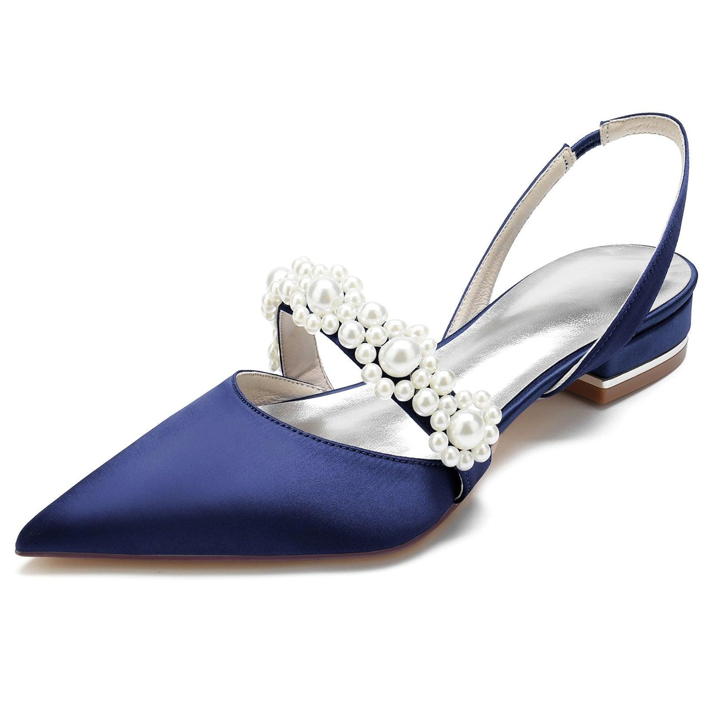 Flat Heel 2.5cm Silk-Like Shoes CK0271 - COCOMELODY