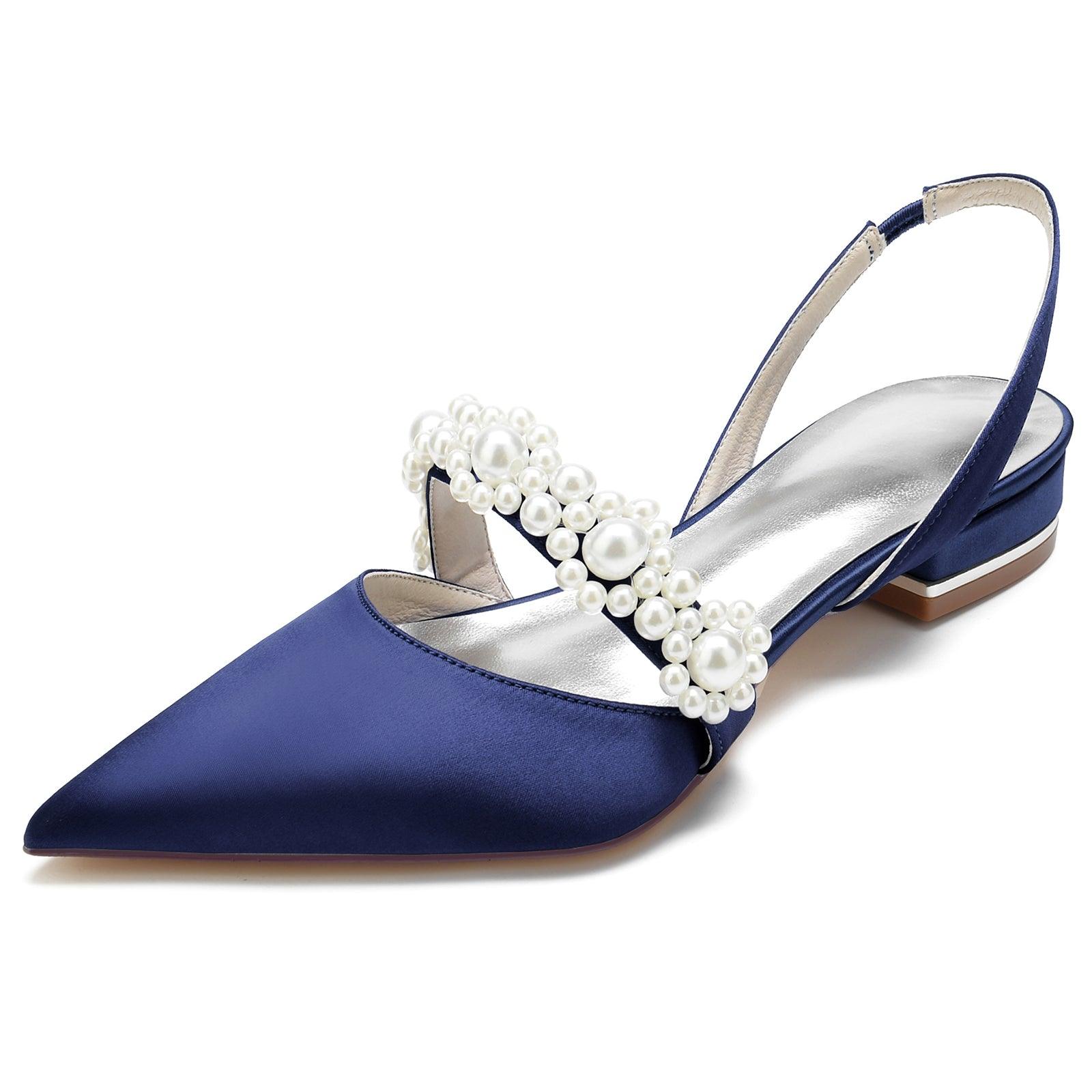 Flat Heel 2.5cm Silk-Like Shoes CK0271 - COCOMELODY
