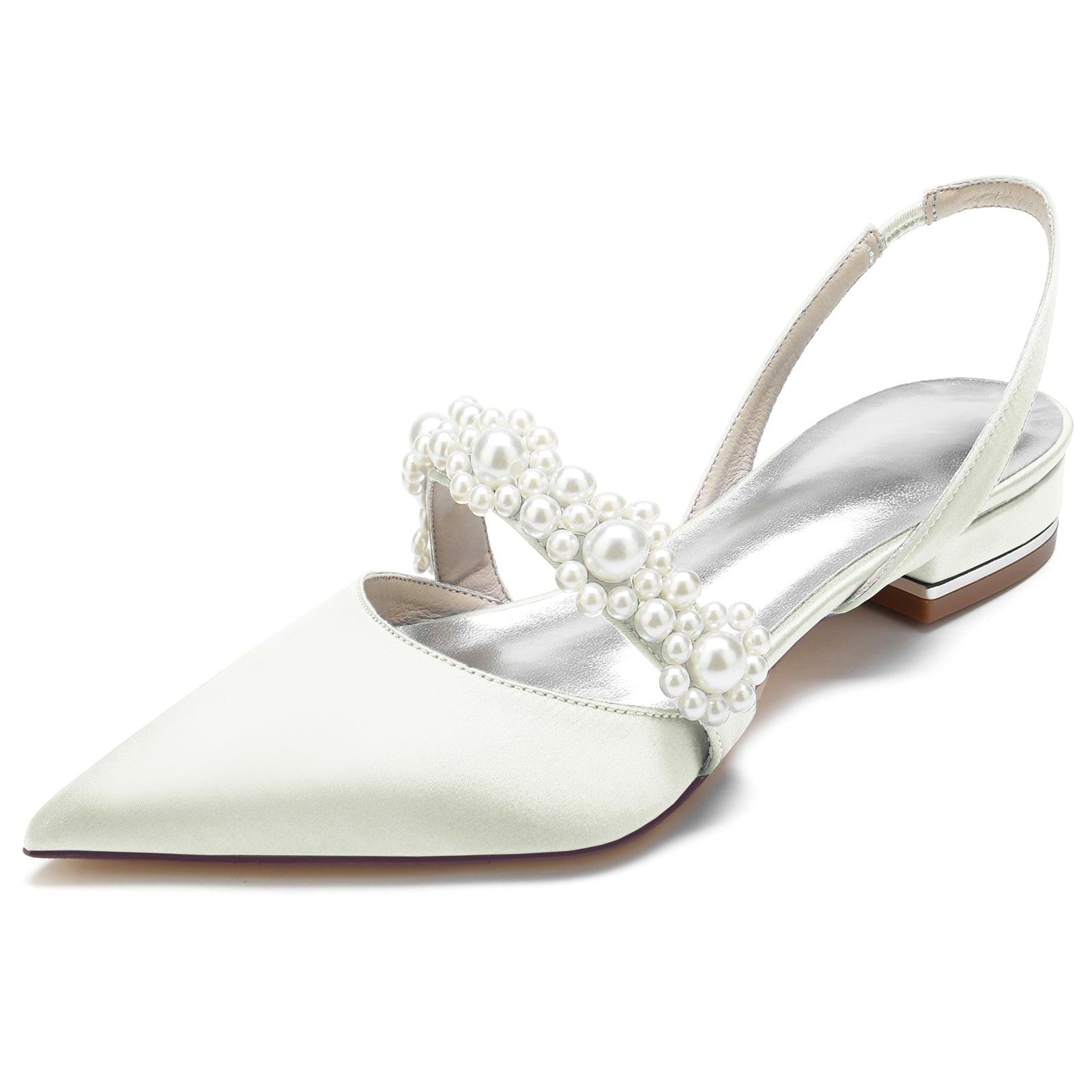 Flat Heel 2.5cm Silk-Like Shoes CK0271 - COCOMELODY
