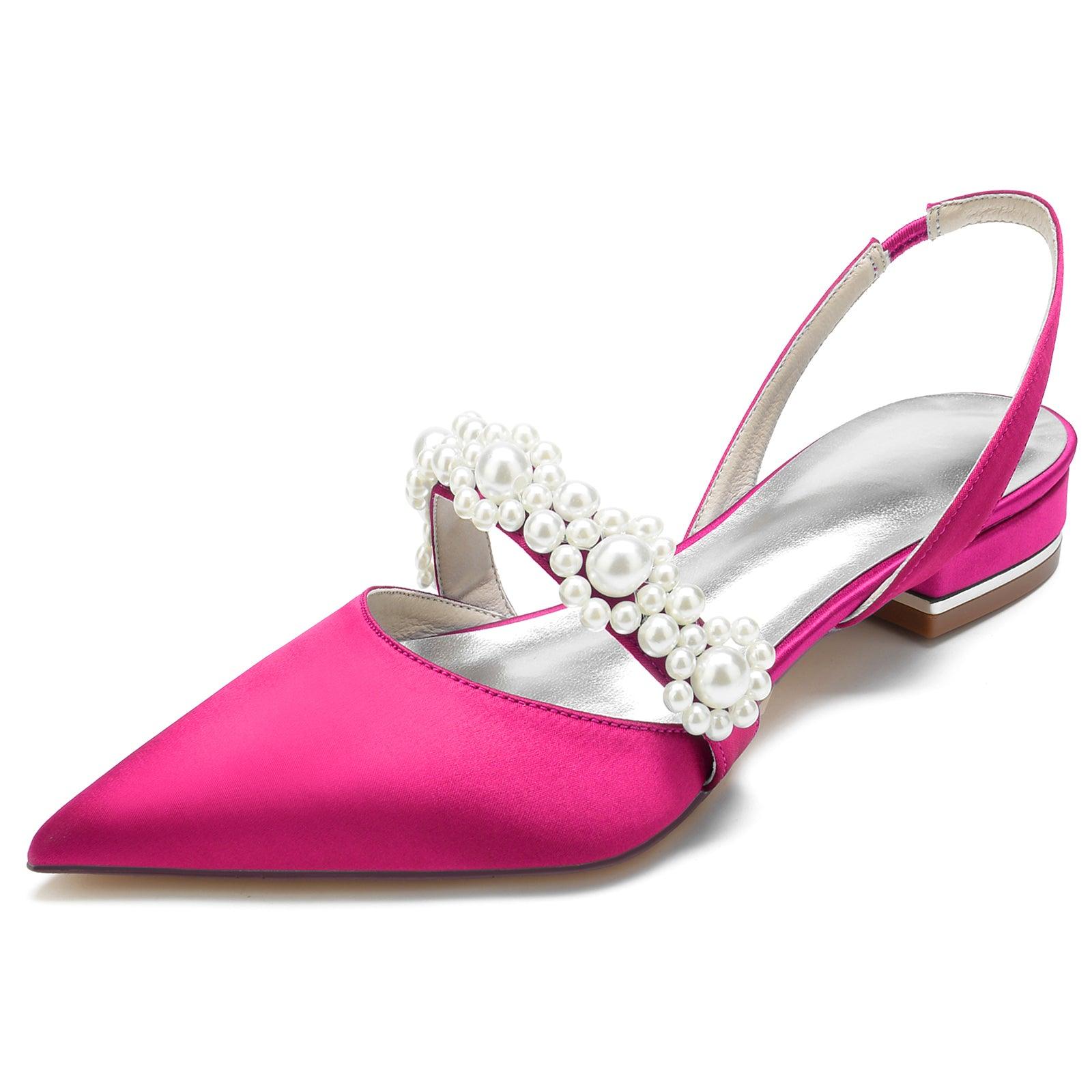 Flat Heel 2.5cm Silk-Like Shoes CK0271 - COCOMELODY