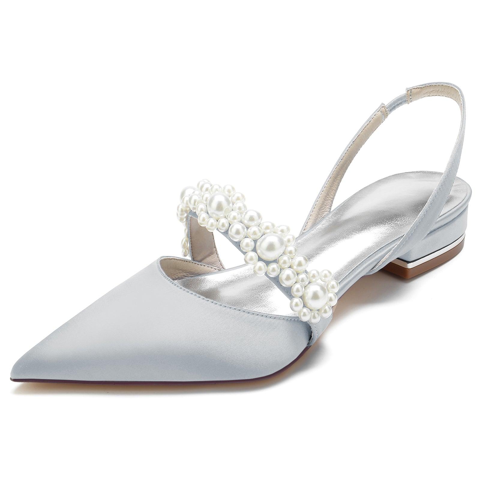 Flat Heel 2.5cm Silk-Like Shoes CK0271 - COCOMELODY