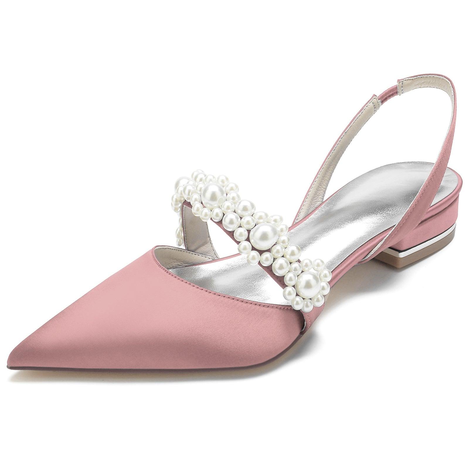 Flat Heel 2.5cm Silk-Like Shoes CK0271 - COCOMELODY