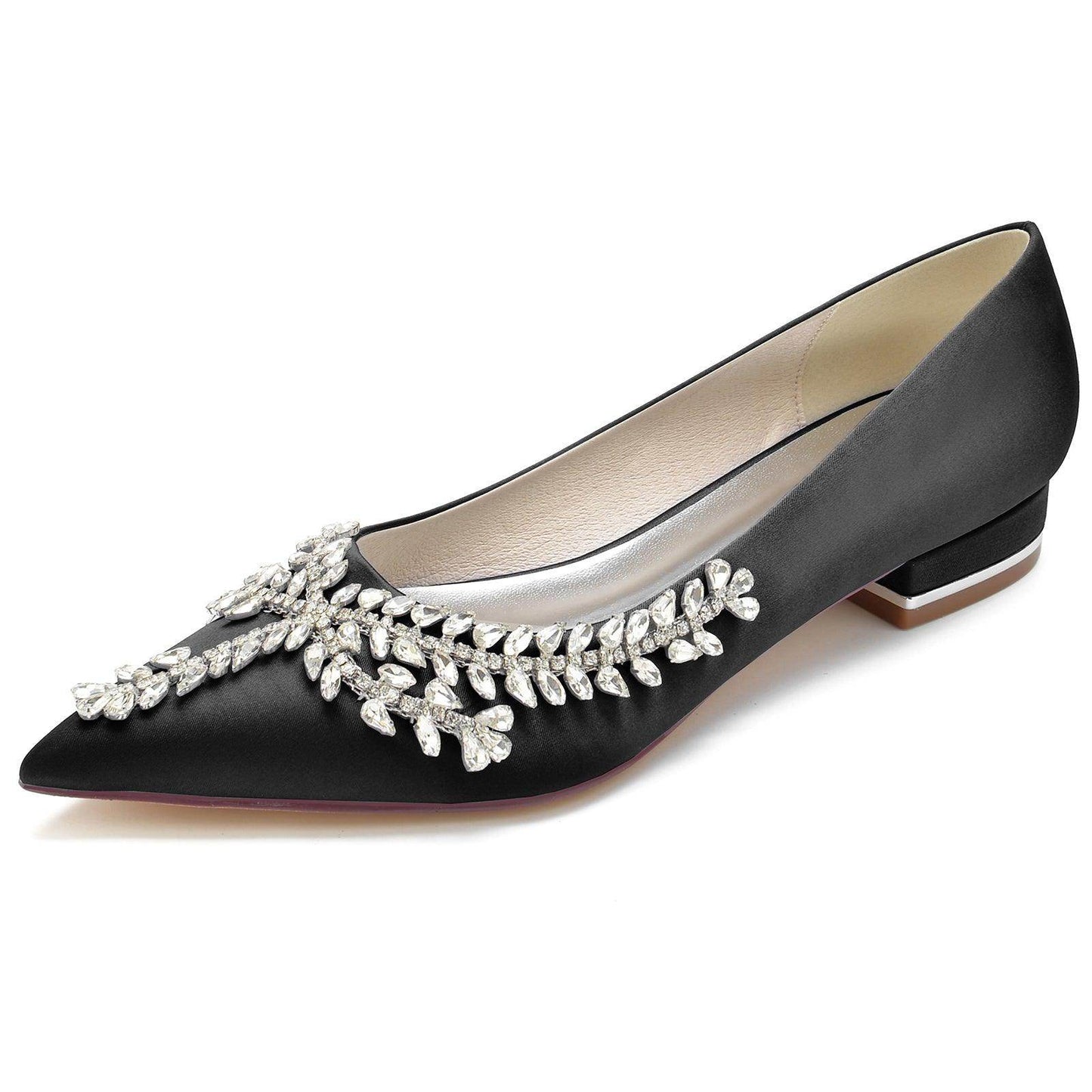 Flat Heel 2.5cm Silk-Like Shoes CK0276 - COCOMELODY