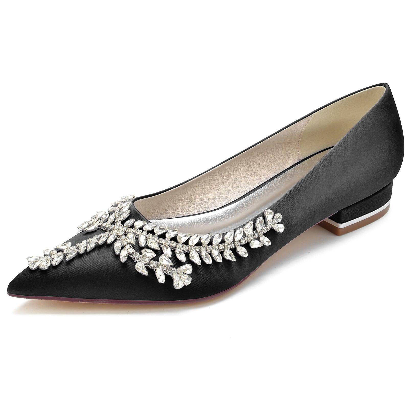Flat Heel 2.5cm Silk-Like Shoes CK0276 - COCOMELODY