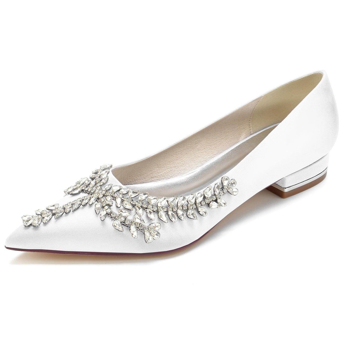 Flat Heel 2.5cm Silk-Like Shoes CK0276 - COCOMELODY