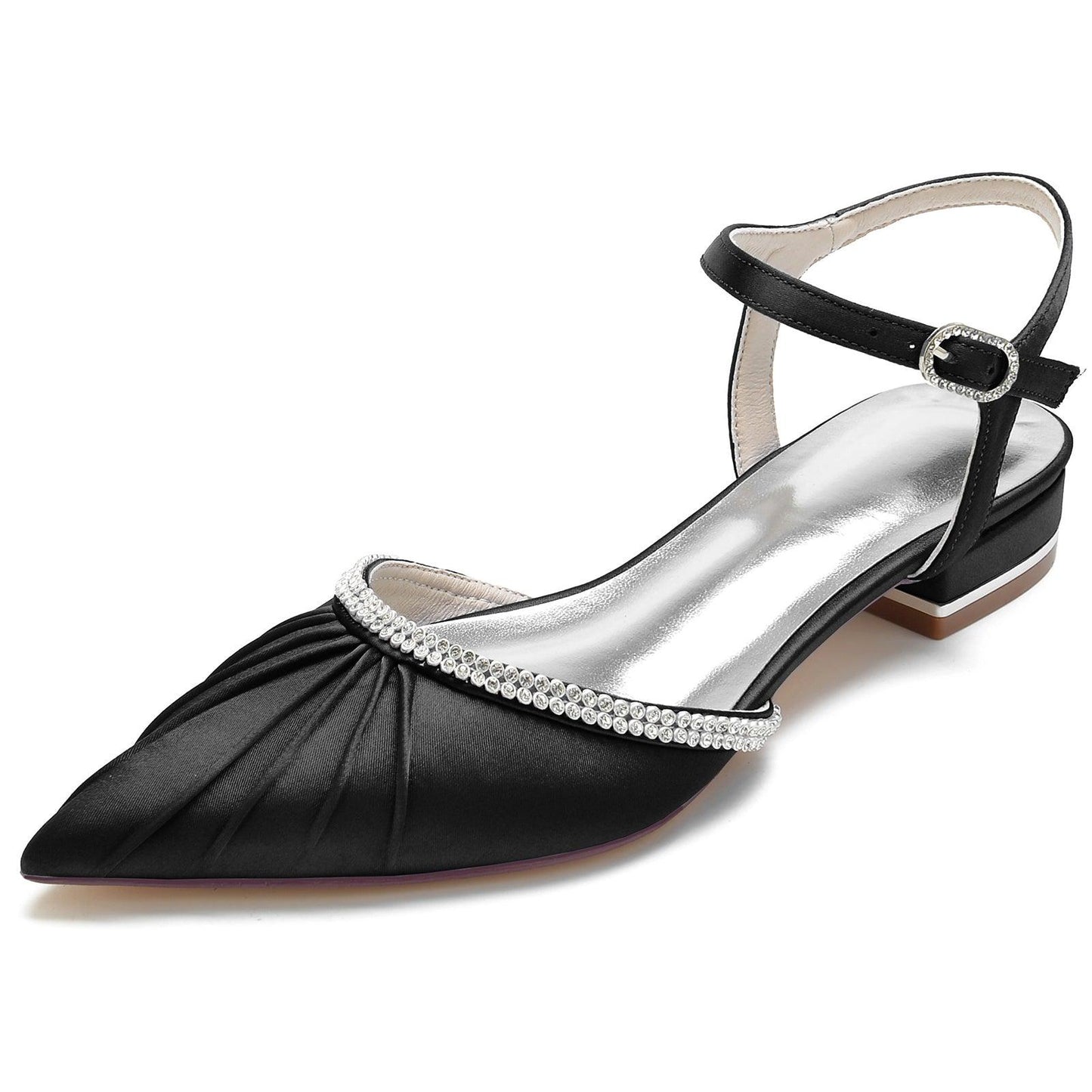 Flat Heel 2.5cm Silk-Like Shoes CK0277 - COCOMELODY