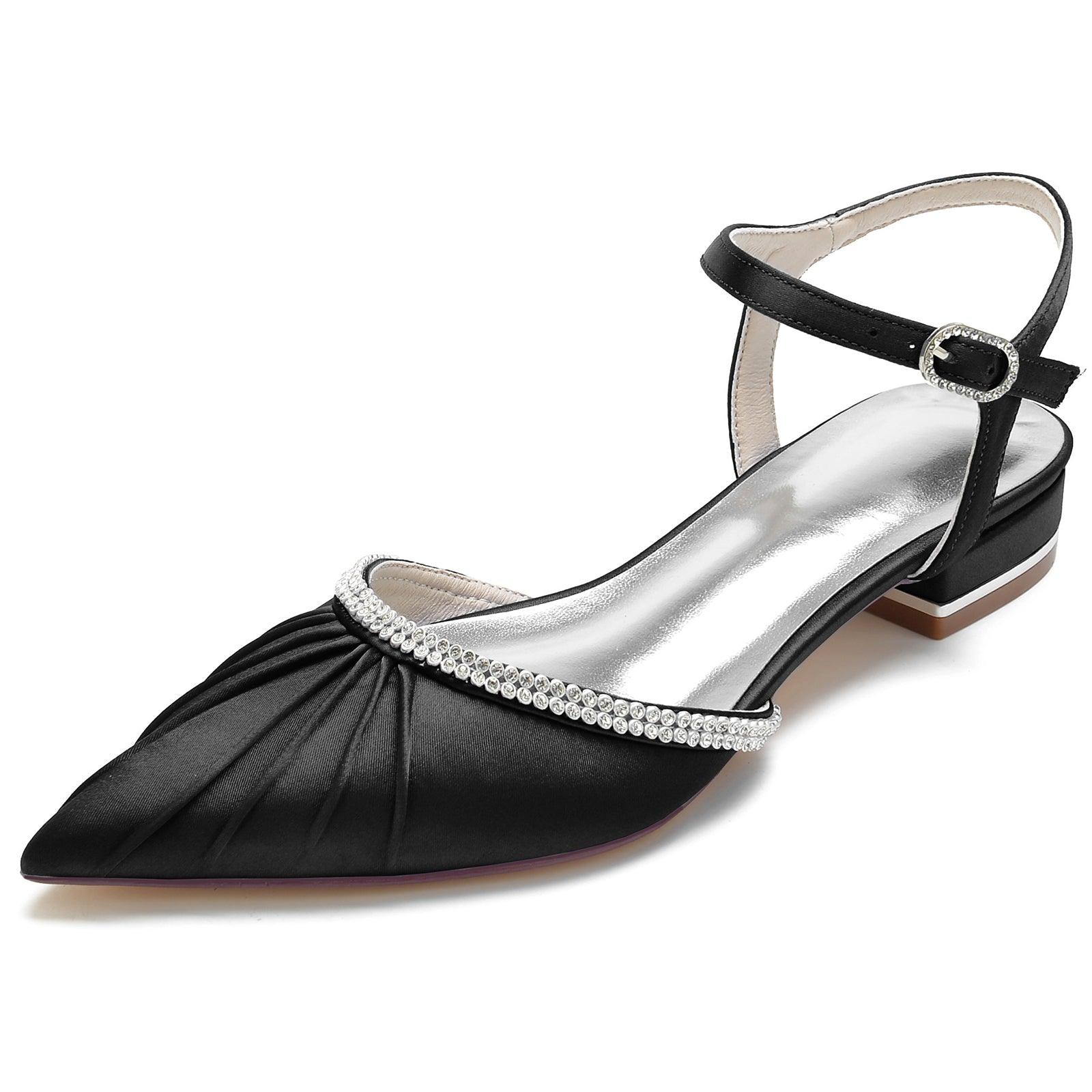 Flat Heel 2.5cm Silk-Like Shoes CK0277 - COCOMELODY
