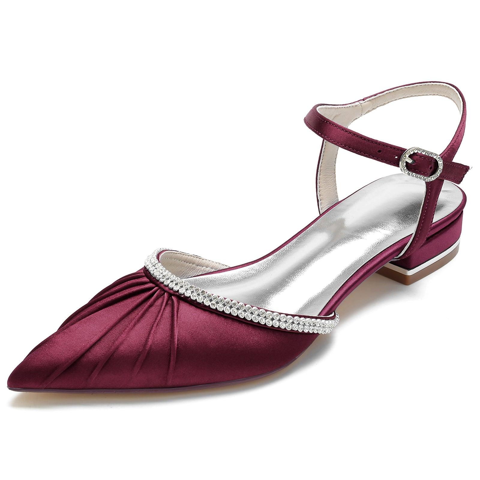 Flat Heel 2.5cm Silk-Like Shoes CK0277 - COCOMELODY