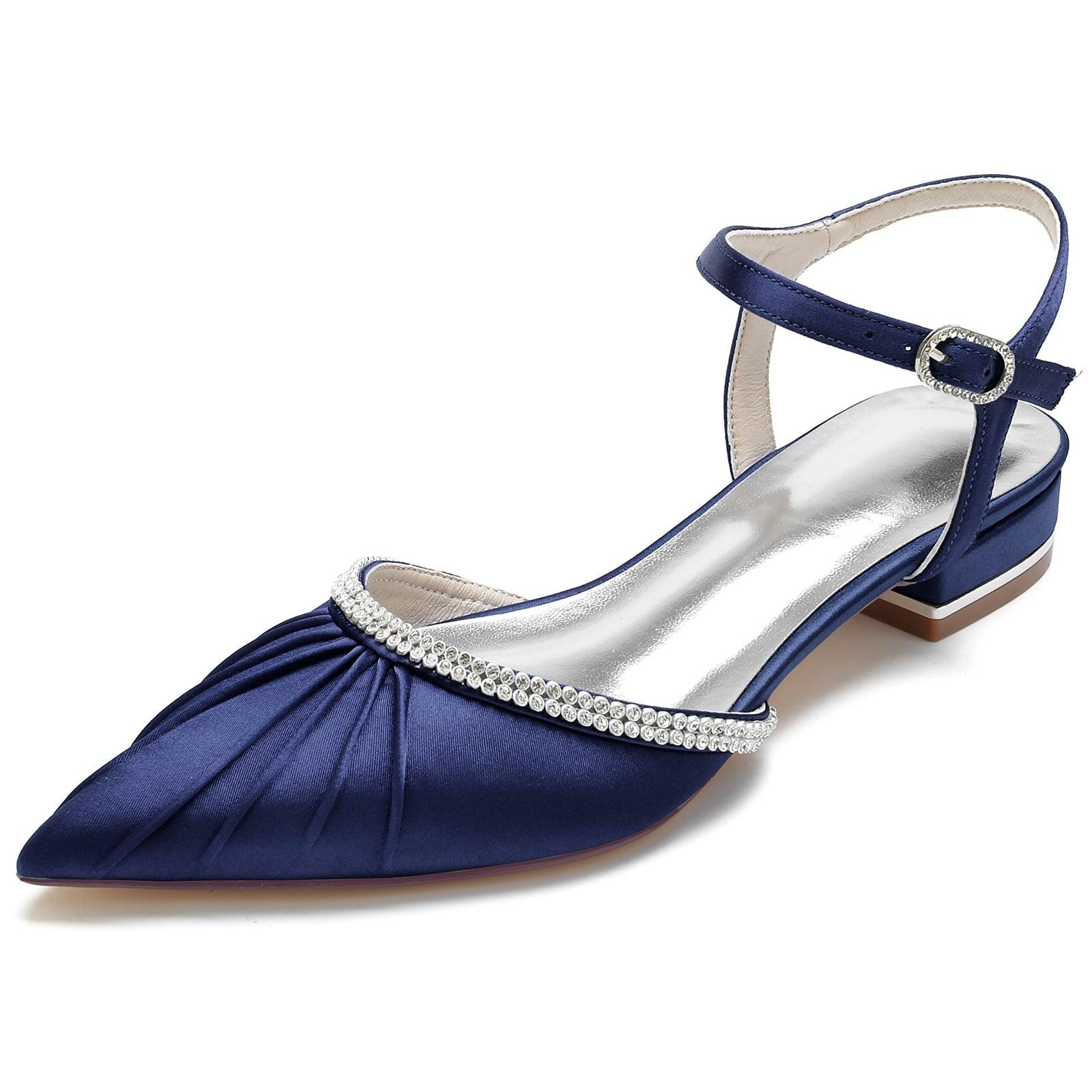 Flat Heel 2.5cm Silk-Like Shoes CK0277 - COCOMELODY